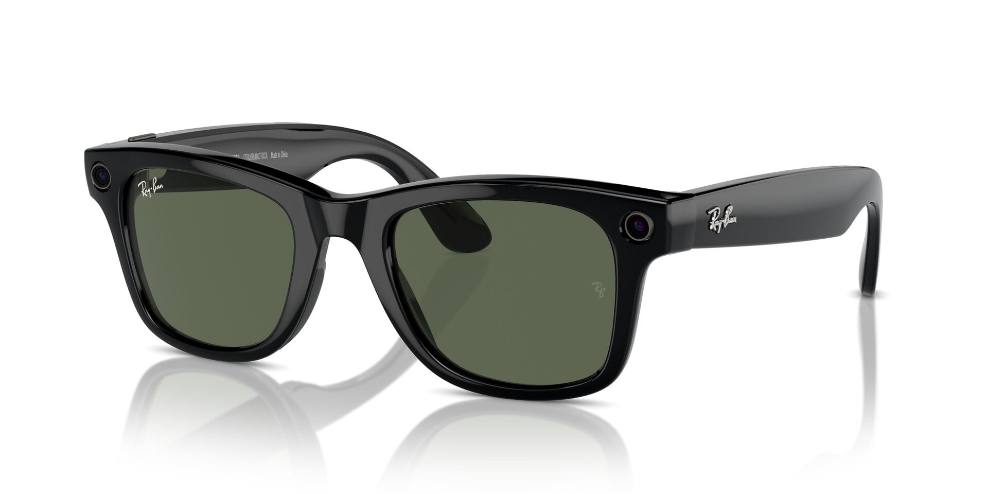 Rayban Meta 0RW4006 Sunglass Black Unisex Full Shell Sunglass — Black frame — alternate view