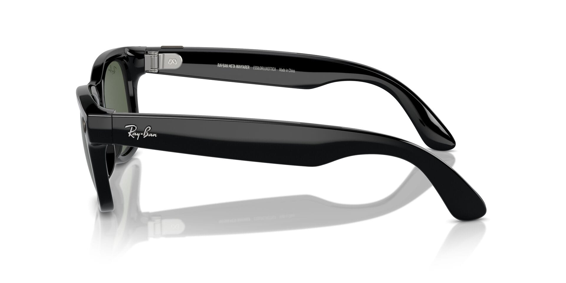 Rayban Meta 0RW4006 Sunglass Black Unisex Full Shell Sunglass — Black frame — view 4