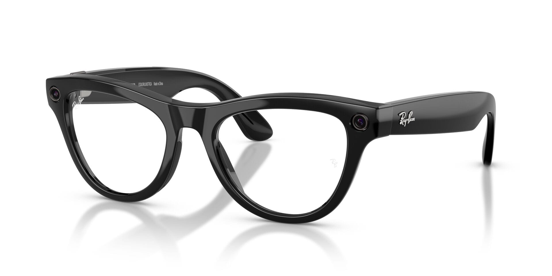 Rayban Meta GEN 1 0RW4014 Sunglass Black Female Full Shell Sunglass — view 2