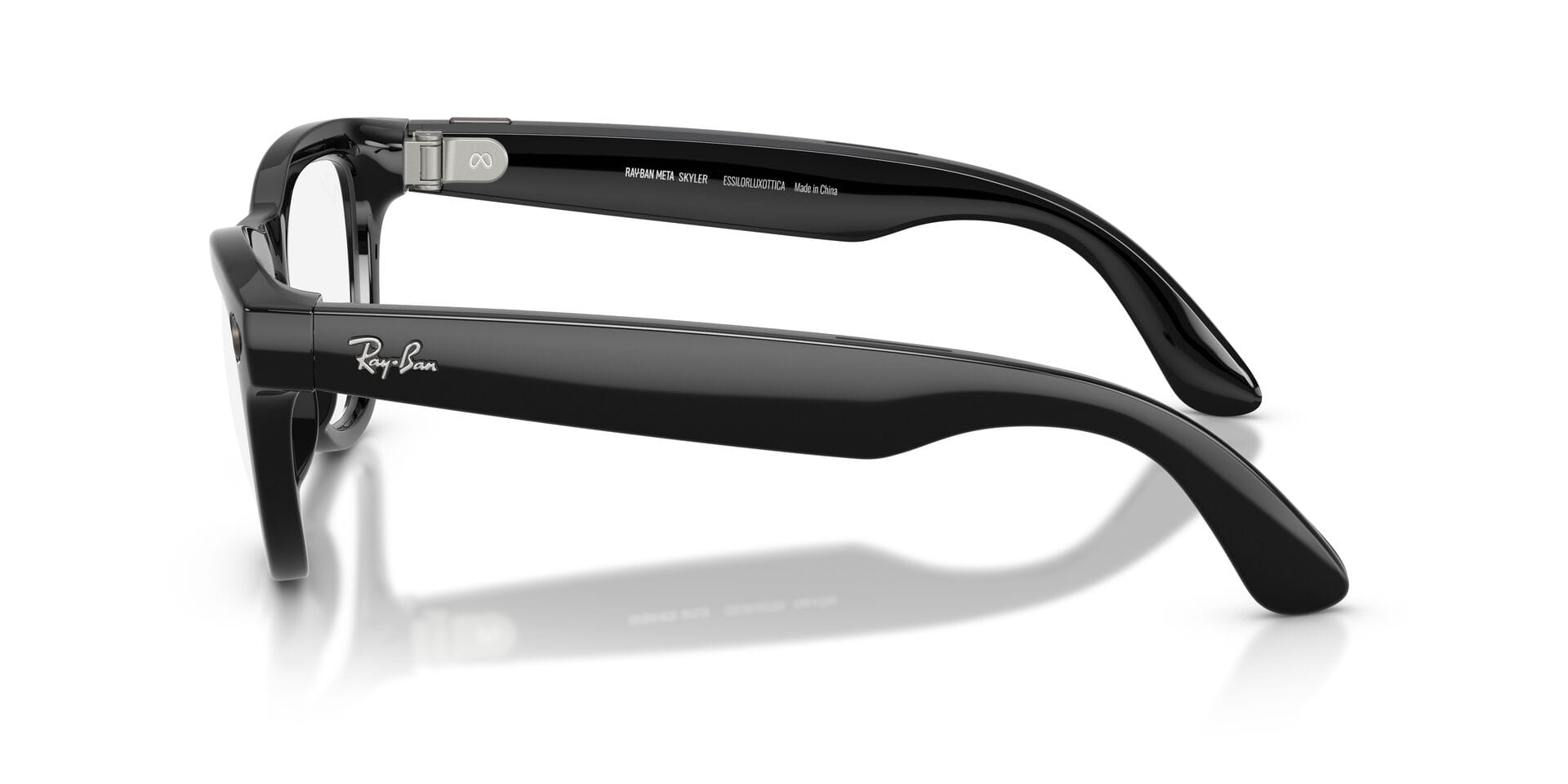 Rayban Meta GEN 1 0RW4014 Sunglass Black Female Full Shell Sunglass — view 8