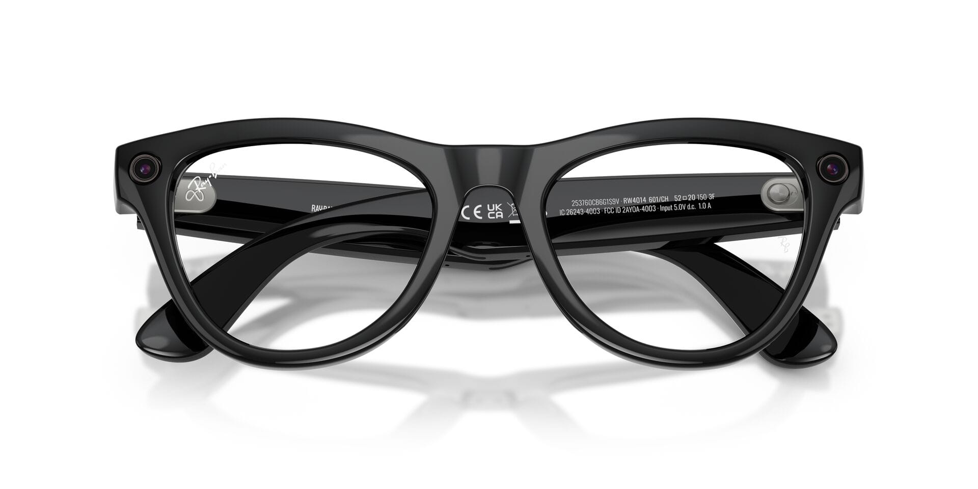 Rayban Meta GEN 1 0RW4014 Sunglass Black Female Full Shell Sunglass — view 10