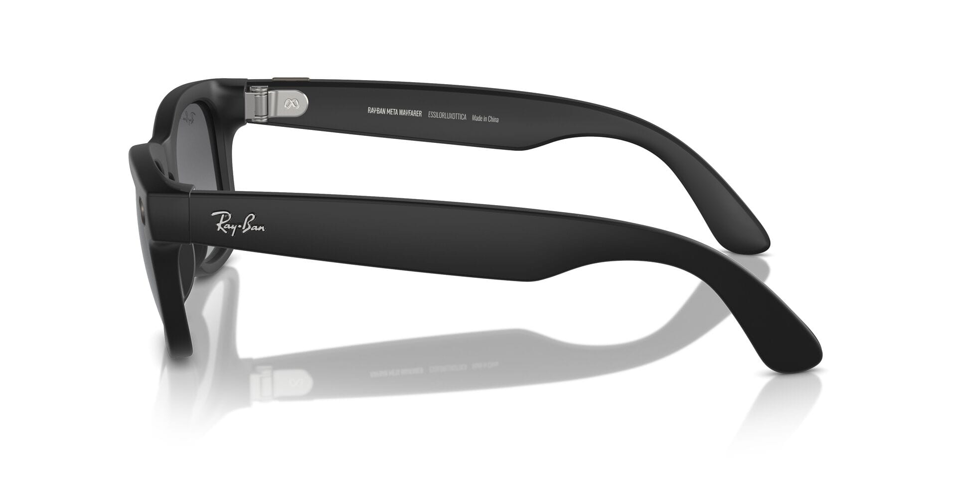 Rayban Meta 0RW4006 Sunglass Matt Black Unisex Full Shell Sunglass — Matt Black frame — view 4