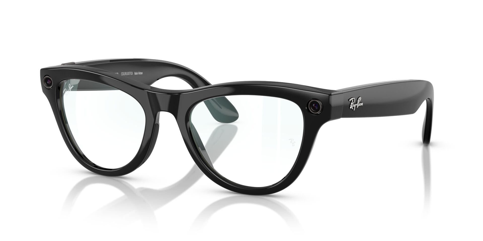 Rayban Meta 0RW4010 Frame Black Female Full Shell Frame — Black frame — alternate view