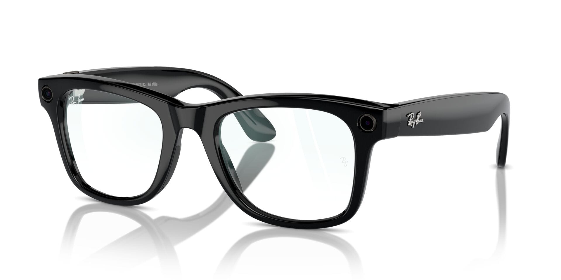 Rayban Meta 0RW4008 Frame Black Unisex Full Shell Frame — Black frame — alternate view