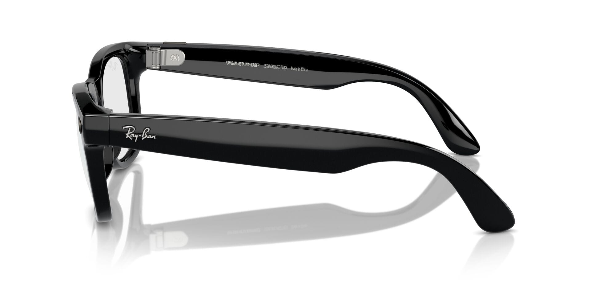 Rayban Meta 0RW4008 Frame Black Unisex Full Shell Frame — Black frame — view 5