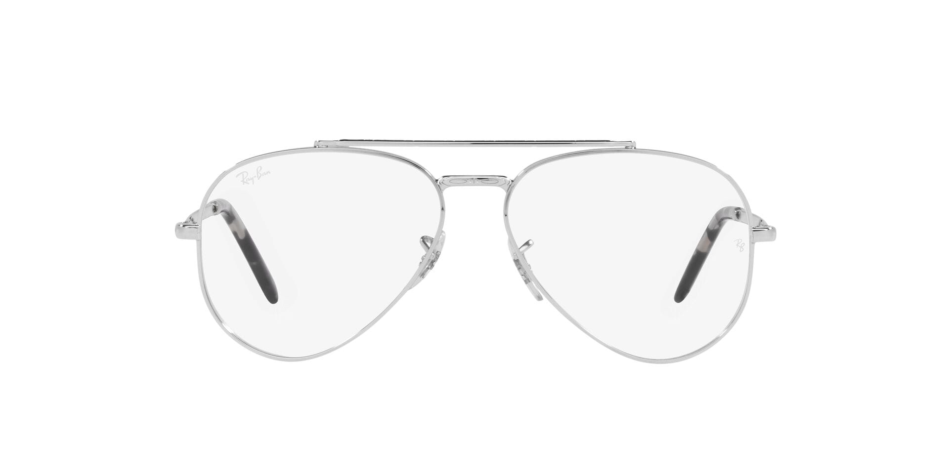 Rayban 0RX3625V Frame Silver Male Full Metal Frame — Silver frame — view 2