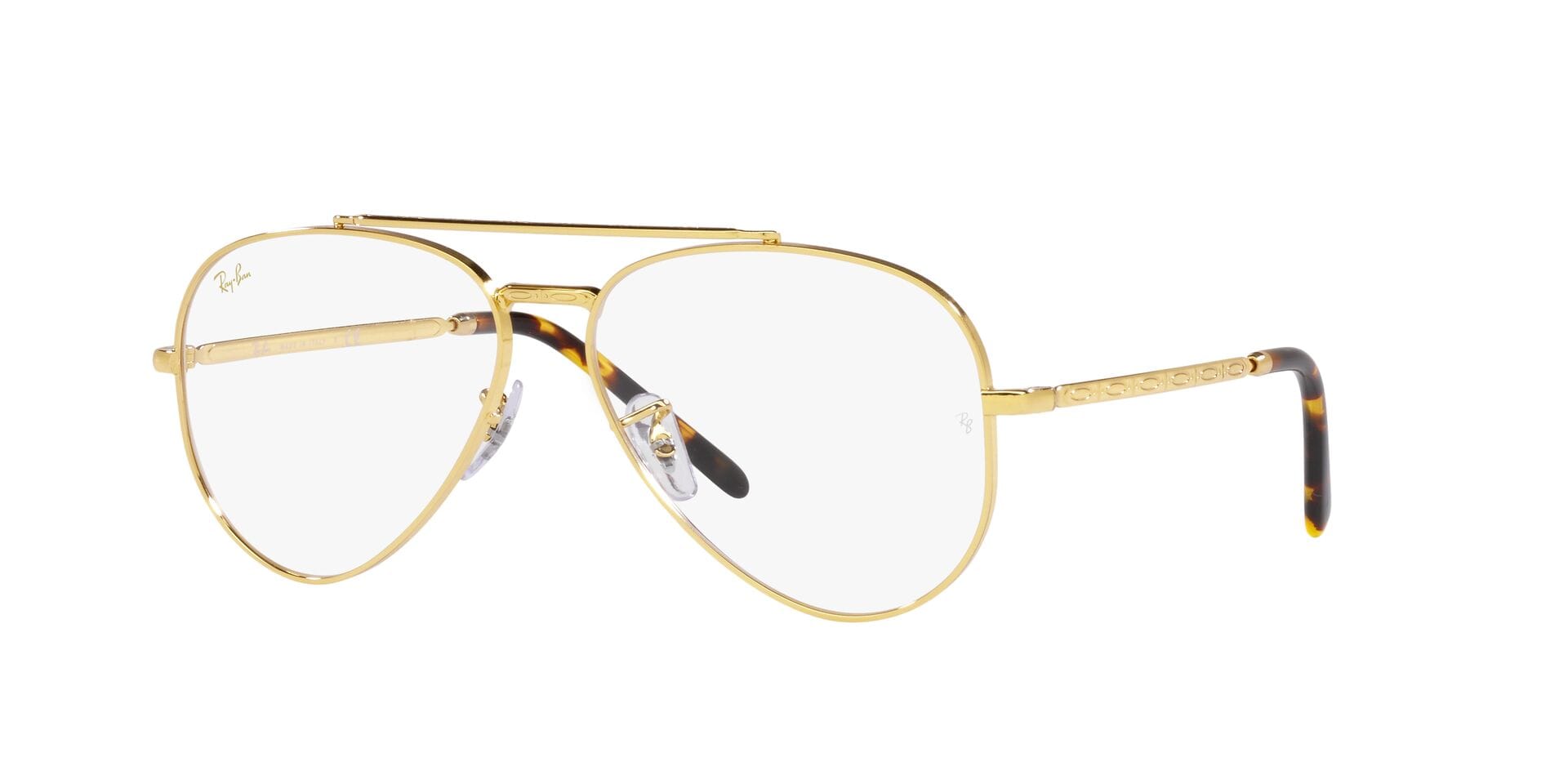 Rayban 0RX3625V Frame Gold Male Full Metal — Silver frame