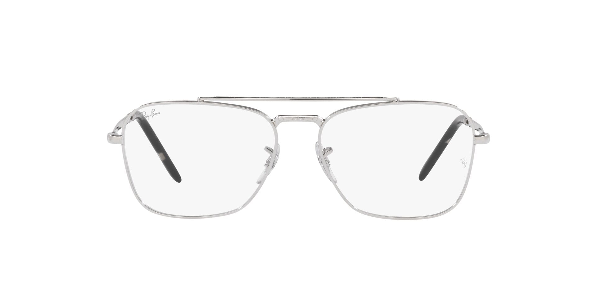 Rayban 0RX3636V Frame Silver Male Full Metal Frame — Silver frame — view 2