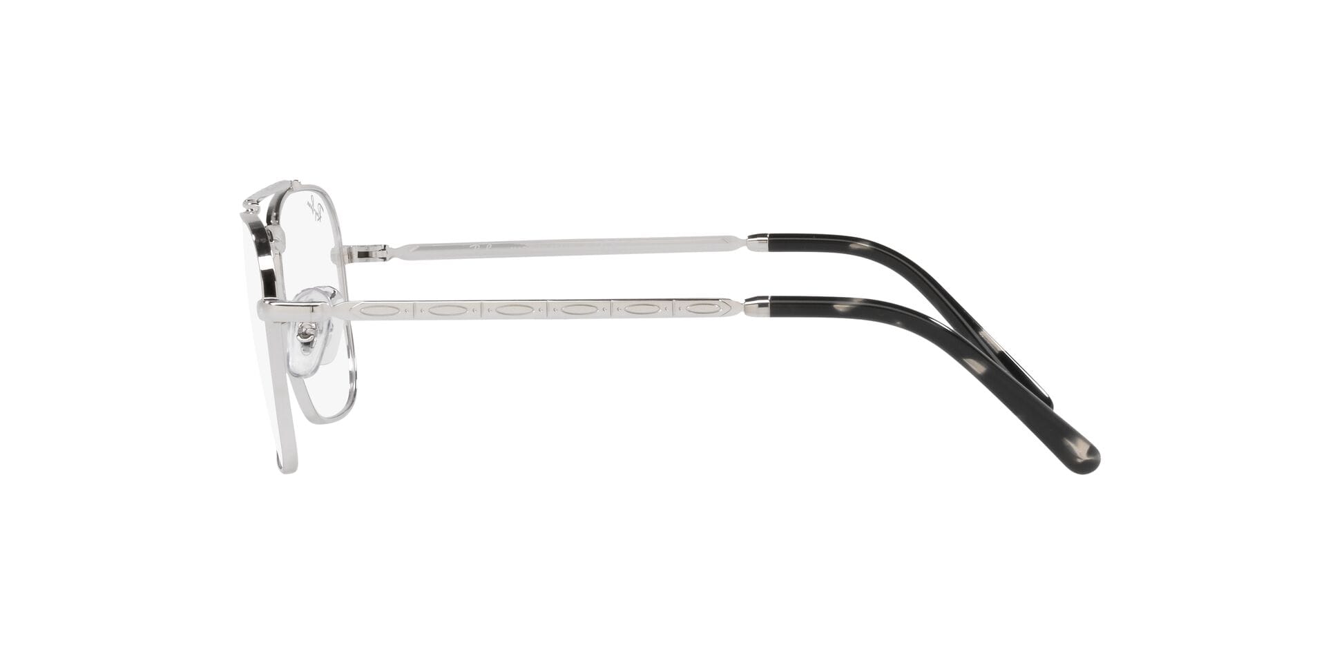 Rayban 0RX3636V Frame Silver Male Full Metal Frame — Silver frame — view 3
