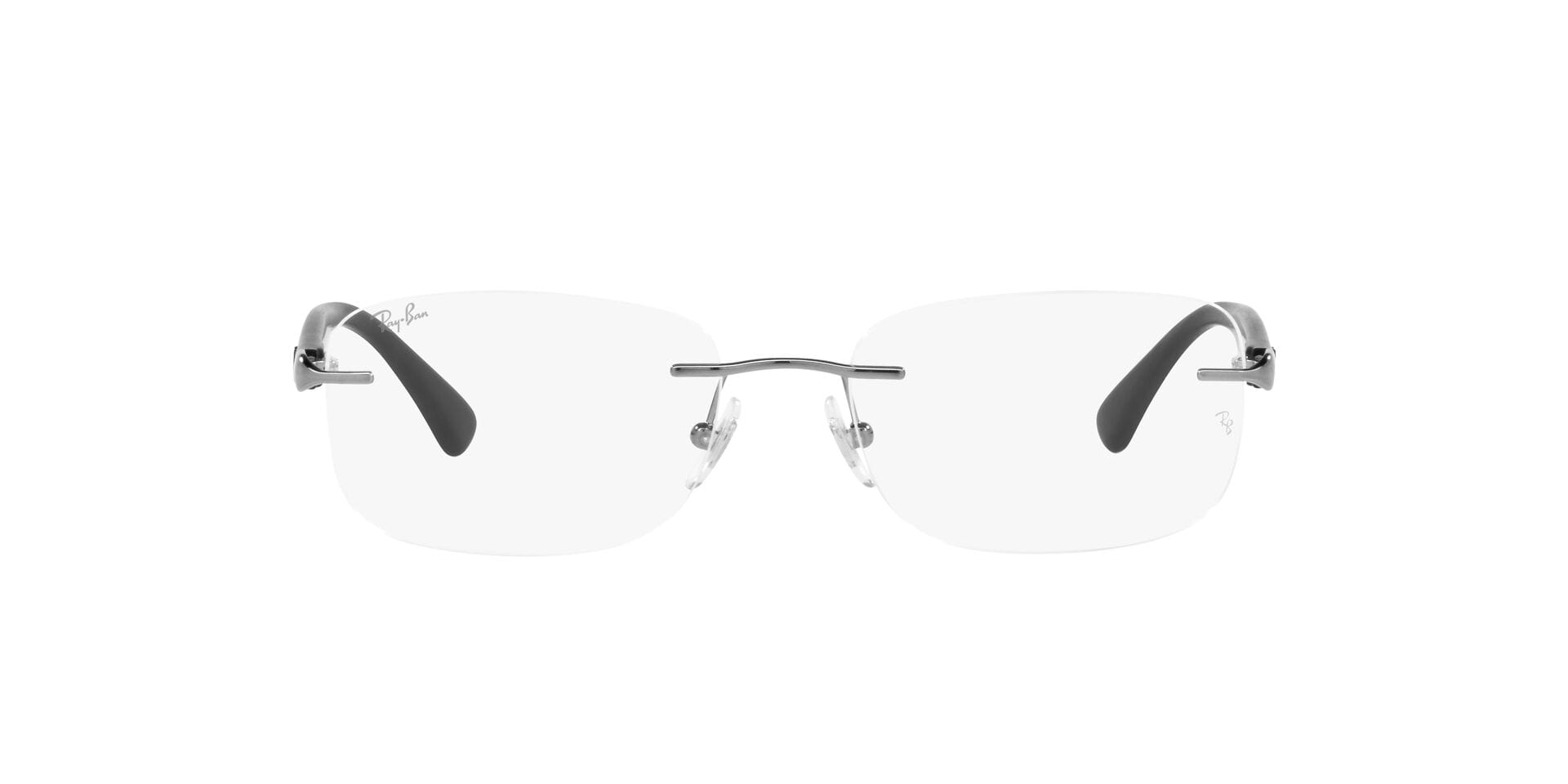 Rayban 0RX6488I Frame Gun Metal Unisex RimLess Shell Frame — Gun Metal frame — view 2