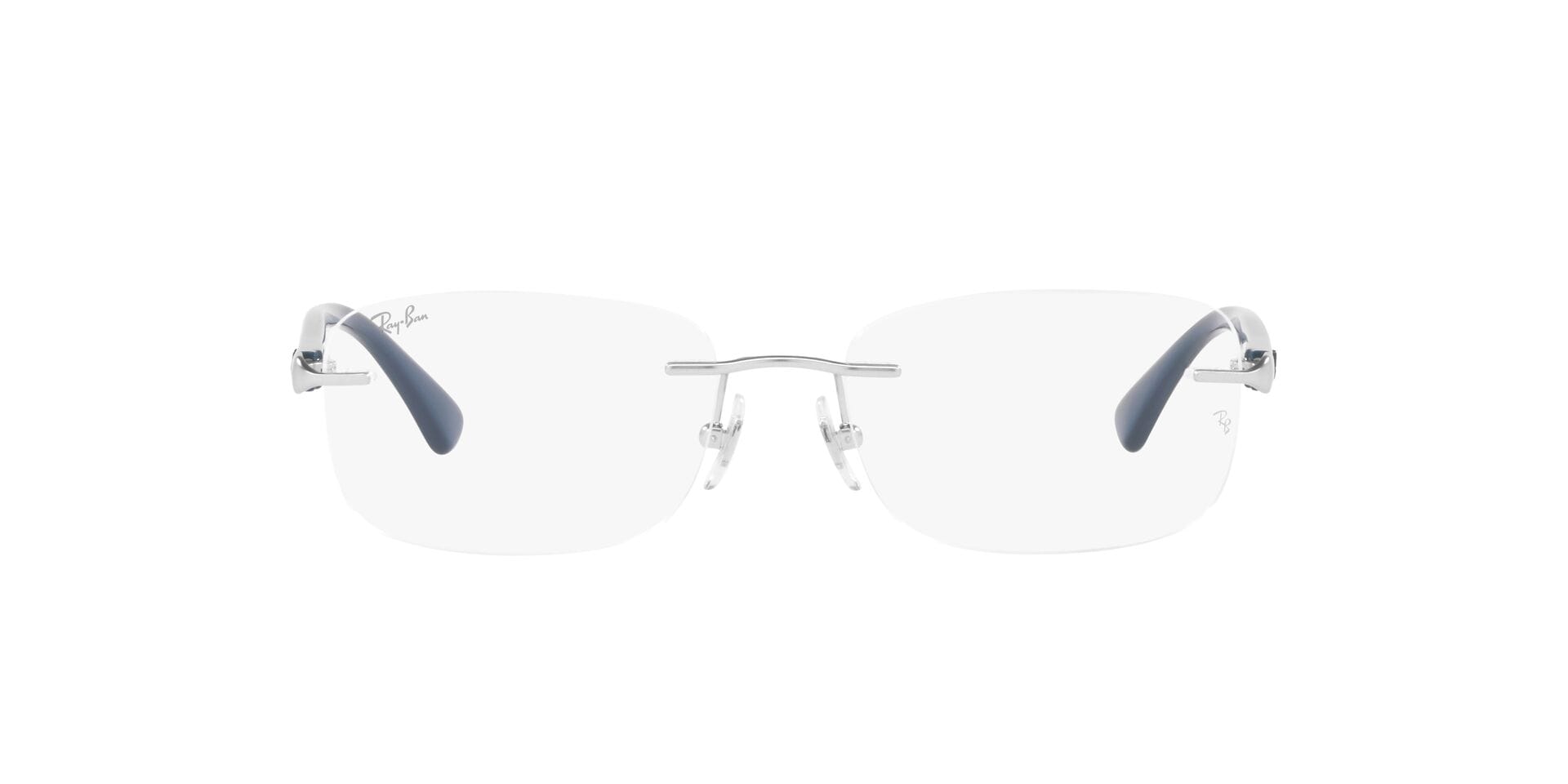 Rayban FR Rayban 0RX6488I Frame Silver Unisex RimLess Shell — Gold frame
