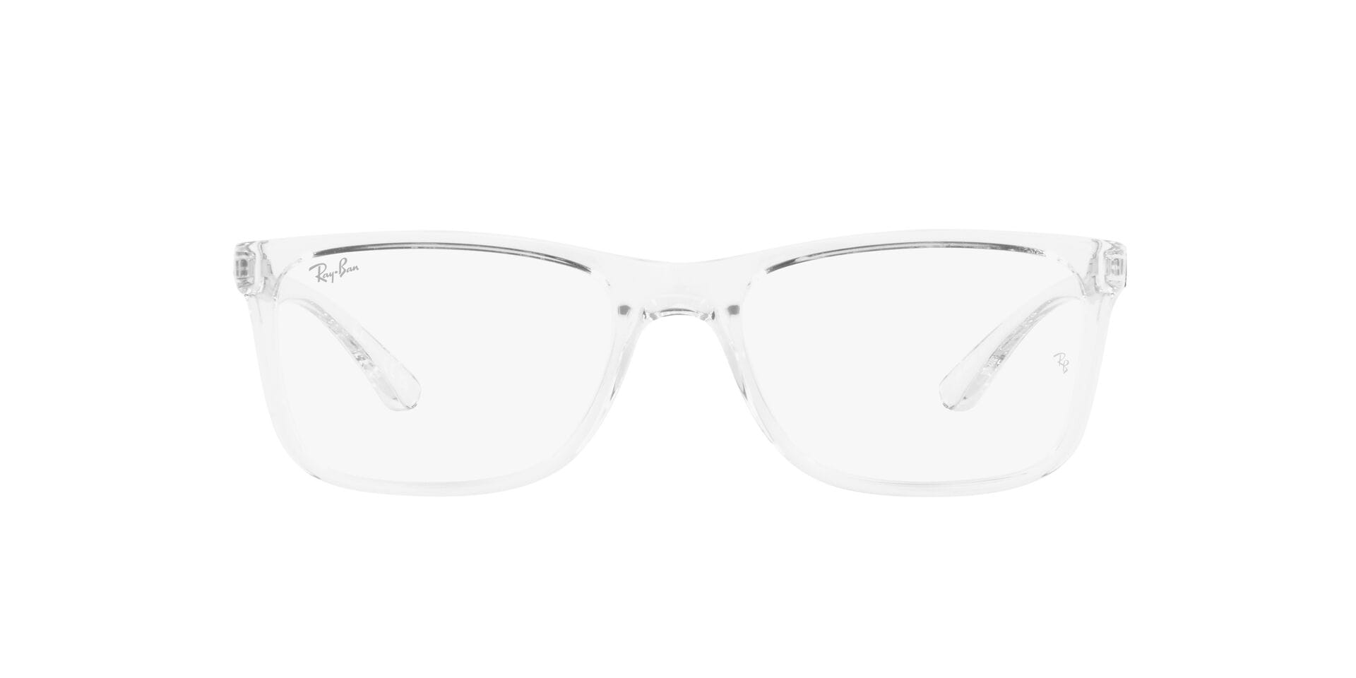 Rayban 0RX7027I Frame Transparent Unisex Full Shell Frame — Transparent frame — view 2