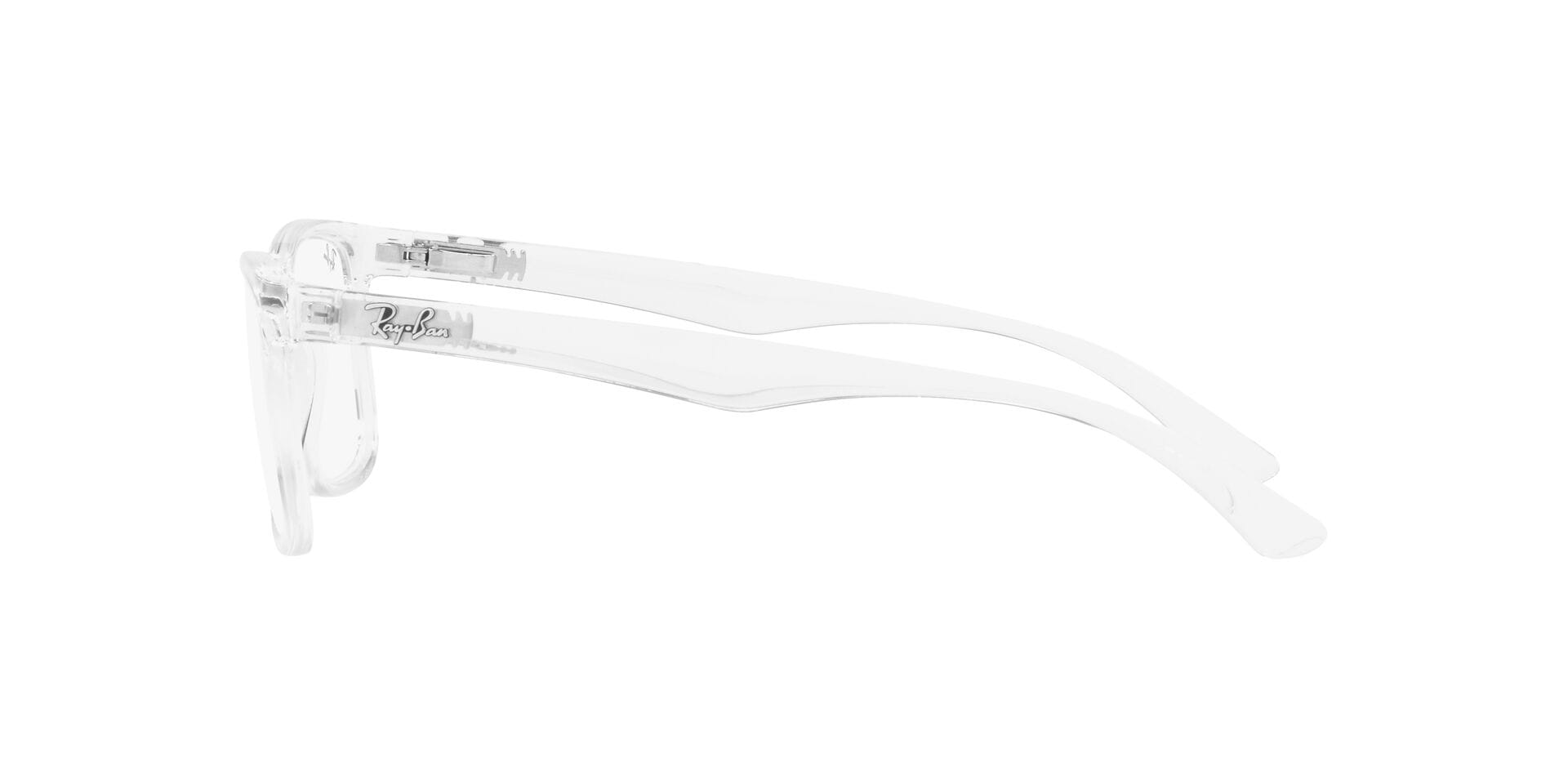 Rayban 0RX7027I Frame Transparent Unisex Full Shell Frame — Transparent frame — view 3