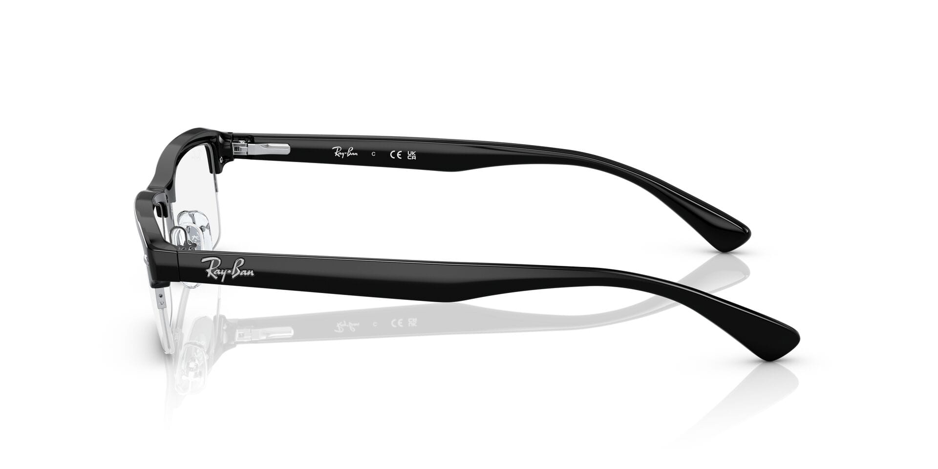 Rayban FR Rayban 0RX7212I Frame Black Unisex Supra Shell Frame — view 3