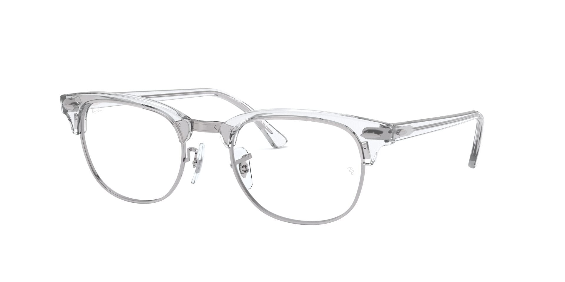 Rayban 0RX5154 Frame Silver Unisex Full Shell — Silver frame
