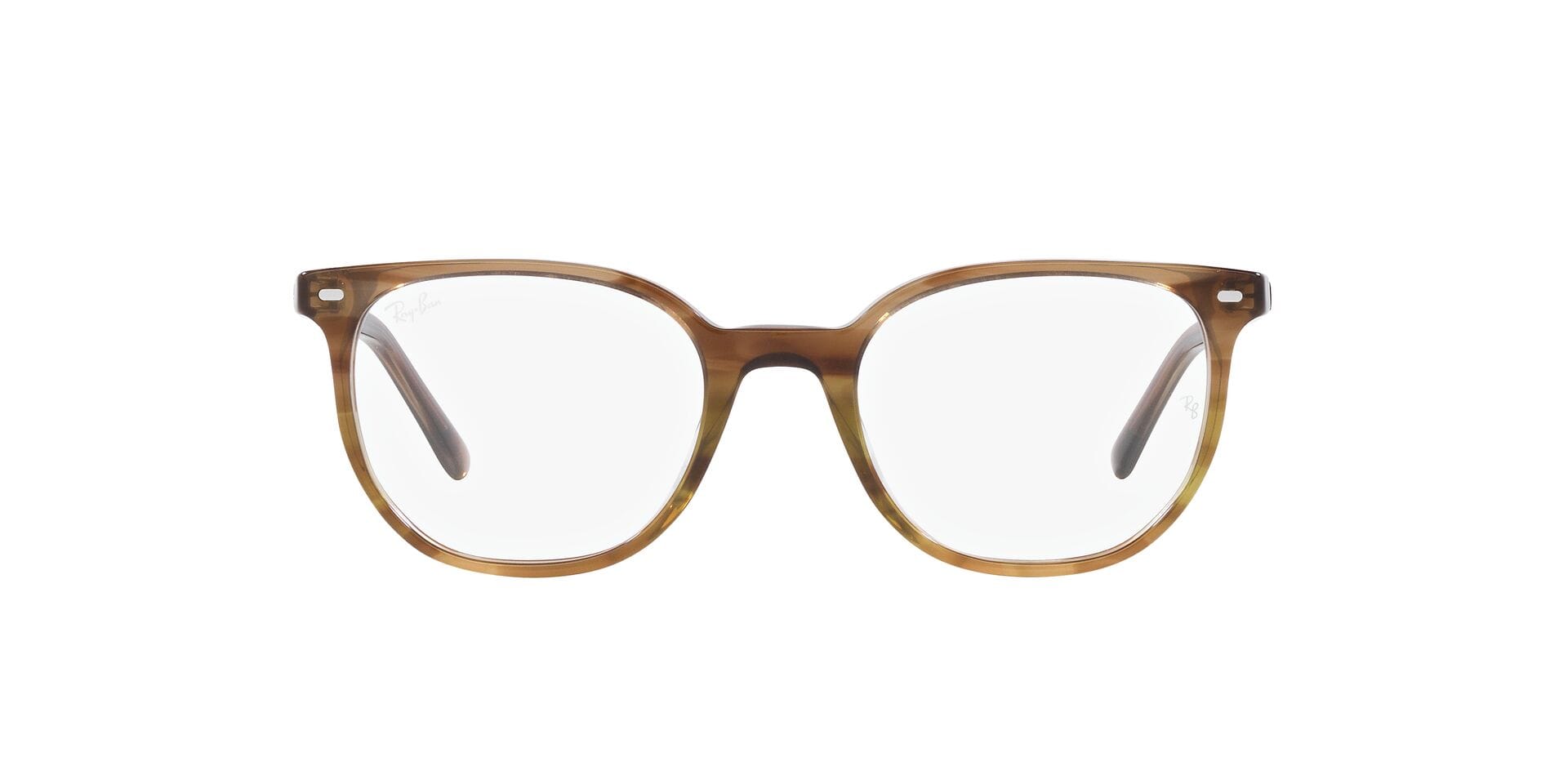 Rayban FR Rayban 0RX5397 Frame Transparent Brown Unisex Shell Shell — Brown frame