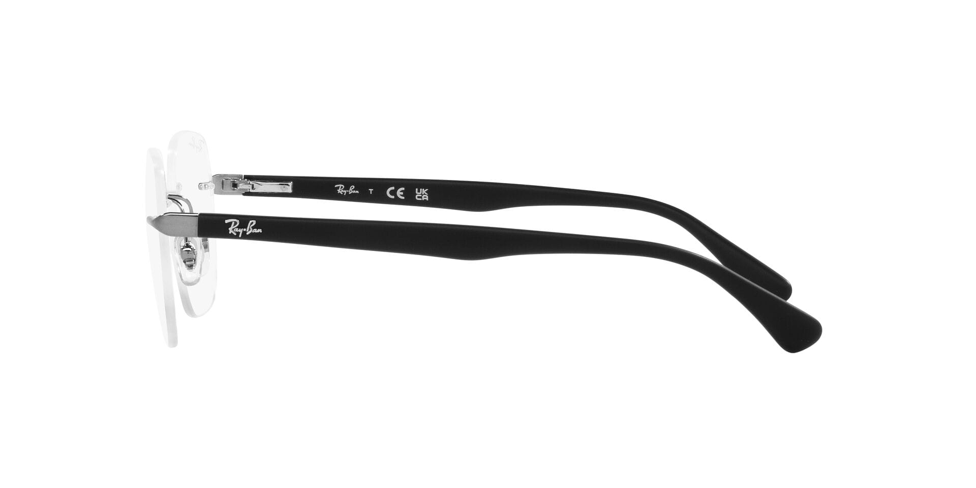 Rayban FR Rayban 0RX6504I Frame Gun Metal Unisex Metal Shell Frame — view 3