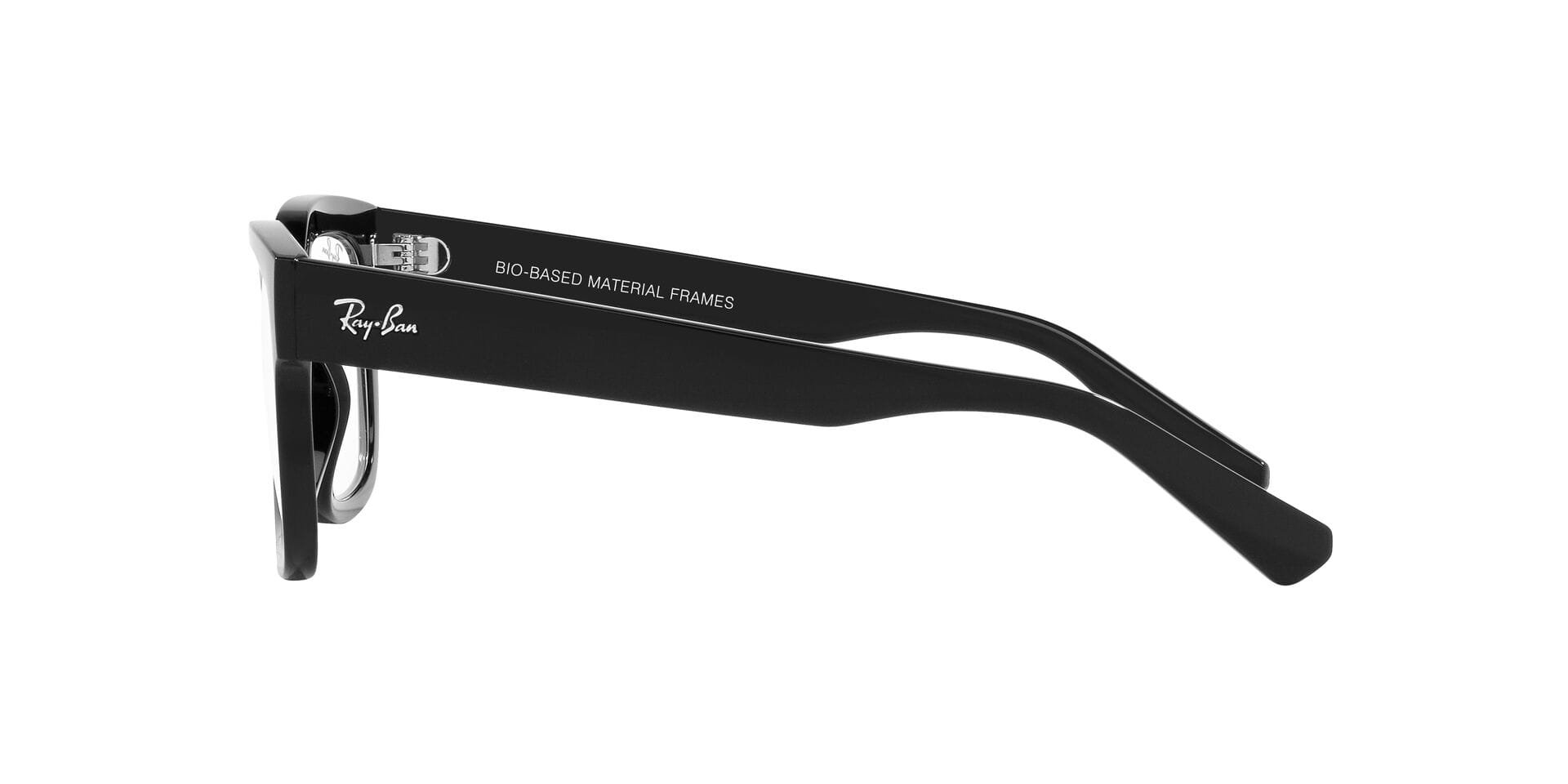 Rayban 0RX7217 Frame Black Male Full Shell Frame — Black frame — view 3