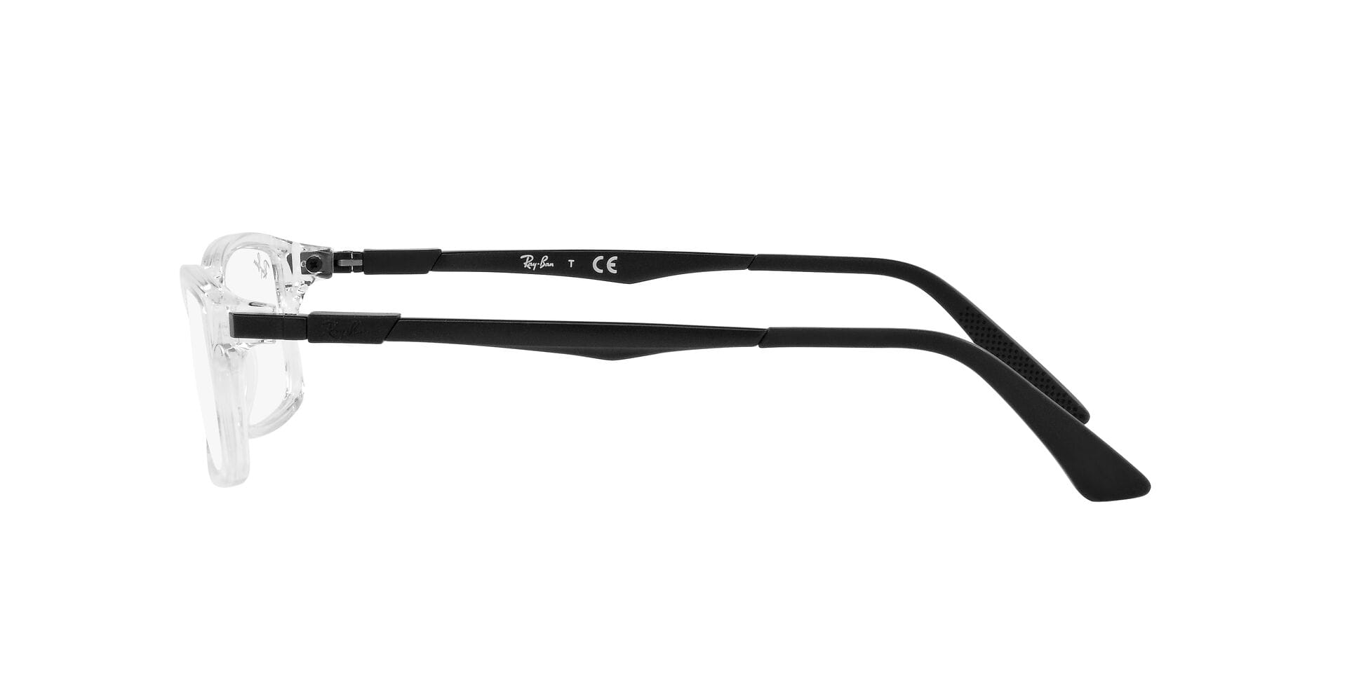 Rayban 0RX7017 Frame Transparent Unisex Full Shell Frame — Transparent frame — view 3