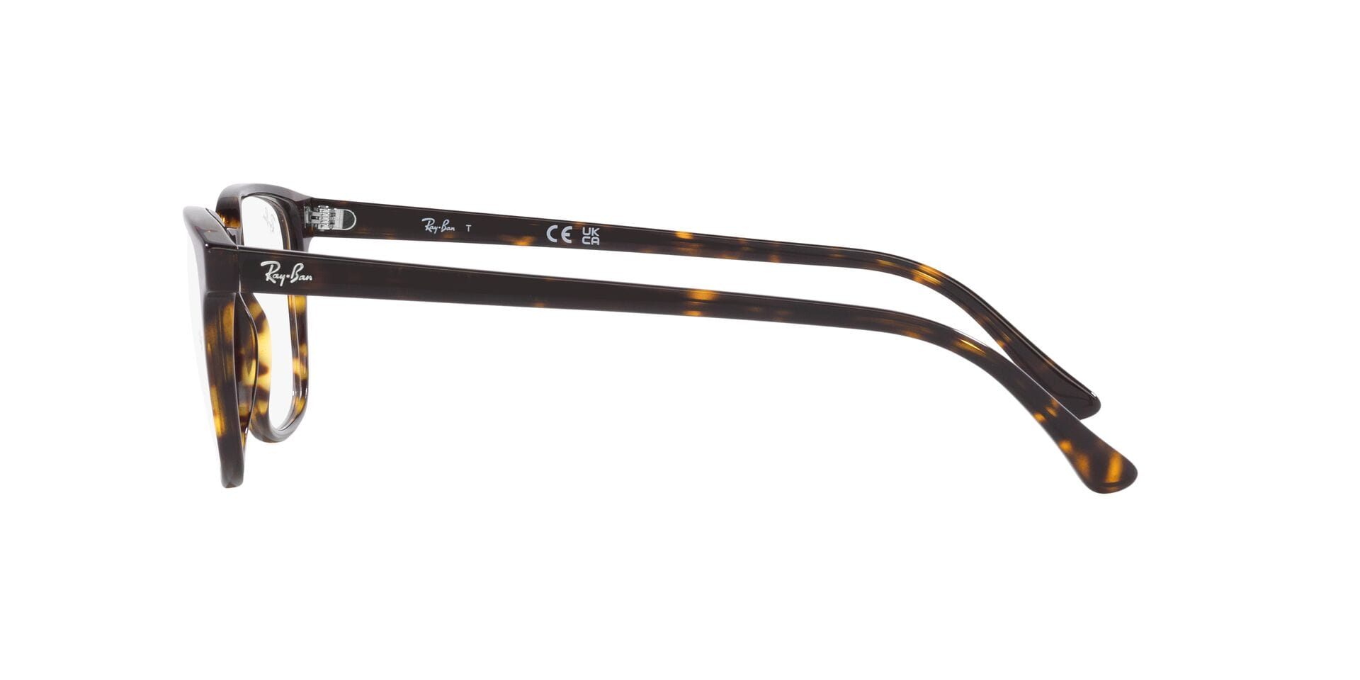 Rayban 0RX5418 Frame Havana Unisex Full Shell Frame — Havana frame — view 3