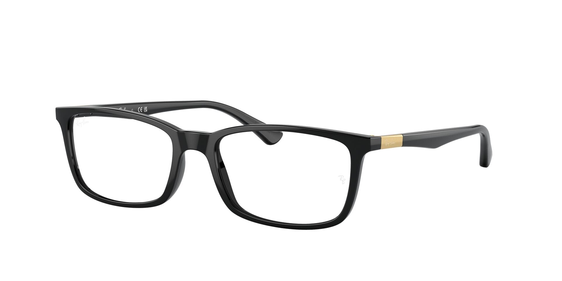 Rayban 0RX7127II Frame Black Unisex Full Shell — Black frame