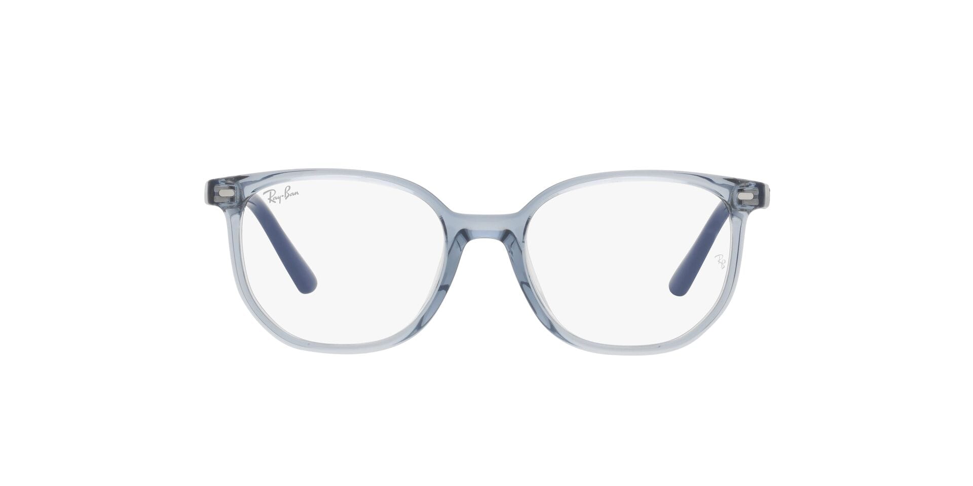 Rayban 0RY9097V Frame Transparent Blue Kids Full Shell Frame — Transparent Blue frame