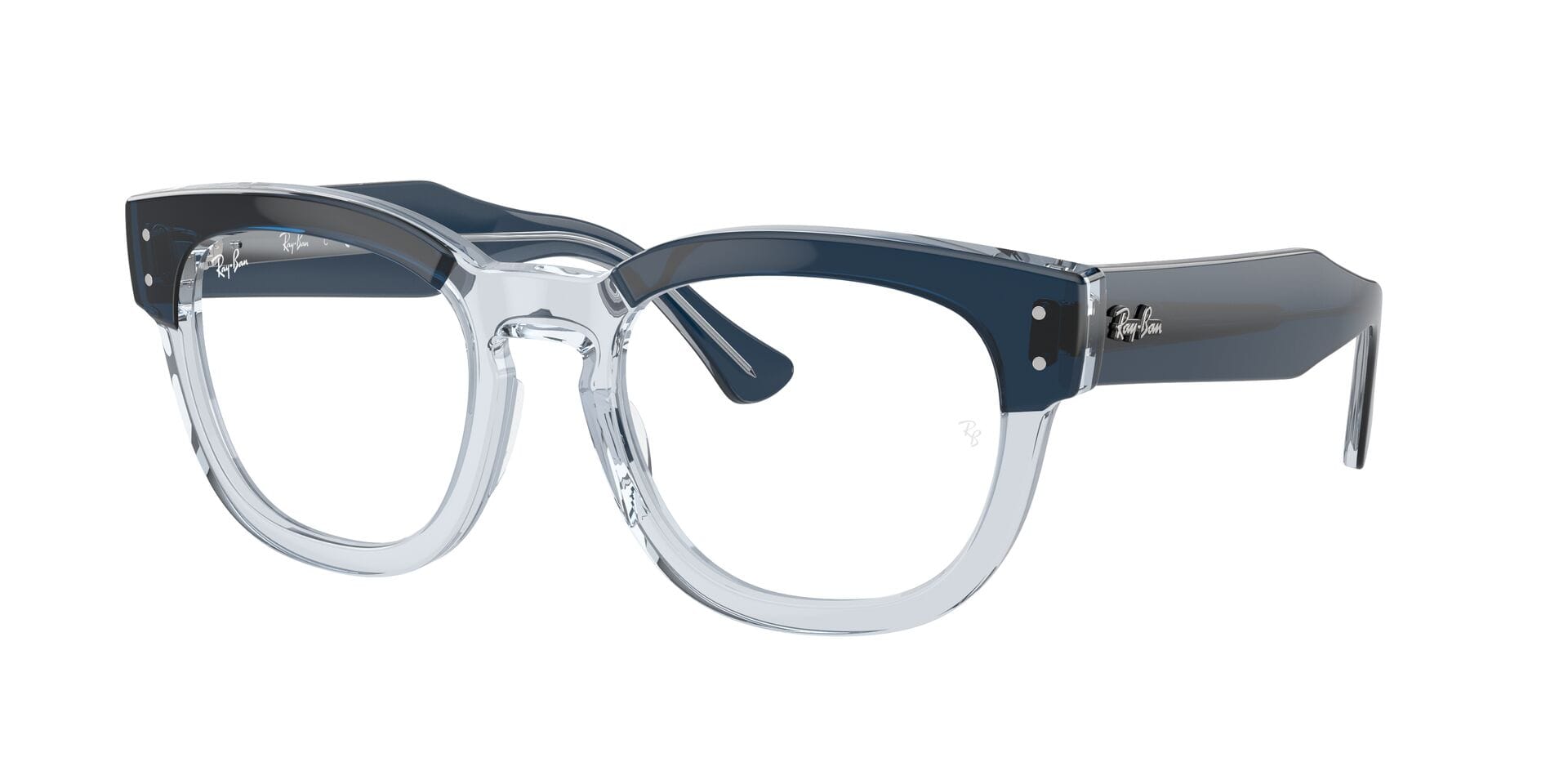 Rayban 0RX0298V Frame Transparent Blue Unisex Full Shell — Transparent Blue frame
