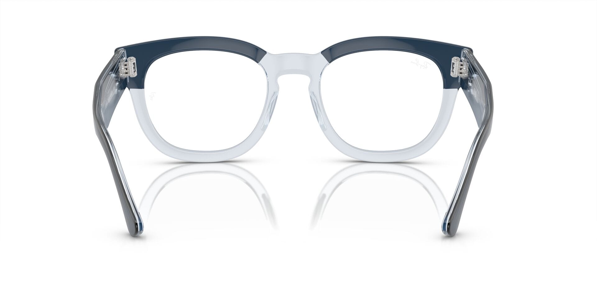 Rayban 0RX0298V Frame Transparent Blue Unisex Full Shell Frame — Transparent Blue frame — view 2