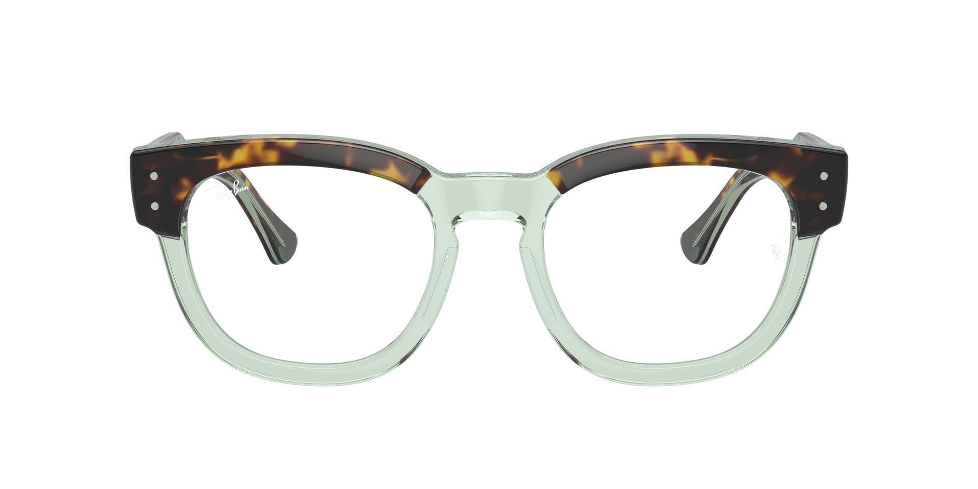 Rayban FR Rayban 0RX0298V Frame Transparent Green Unisex Shell Shell — Transparent Blue frame