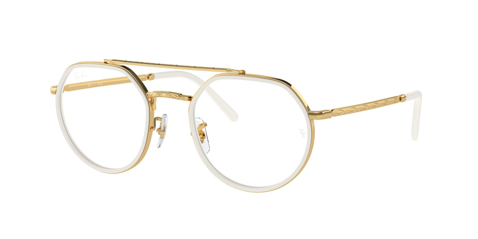 Rayban FR Rayban 0RX3765V Frame Gold Unisex Metal Metal Frame — view 1