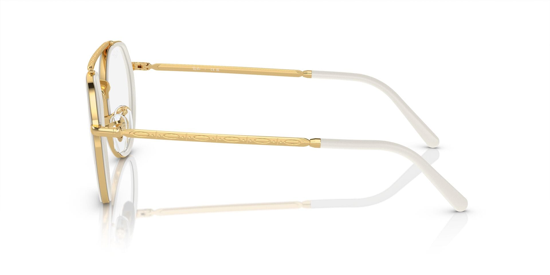 Rayban FR Rayban 0RX3765V Frame Gold Unisex Metal Metal Frame — view 3