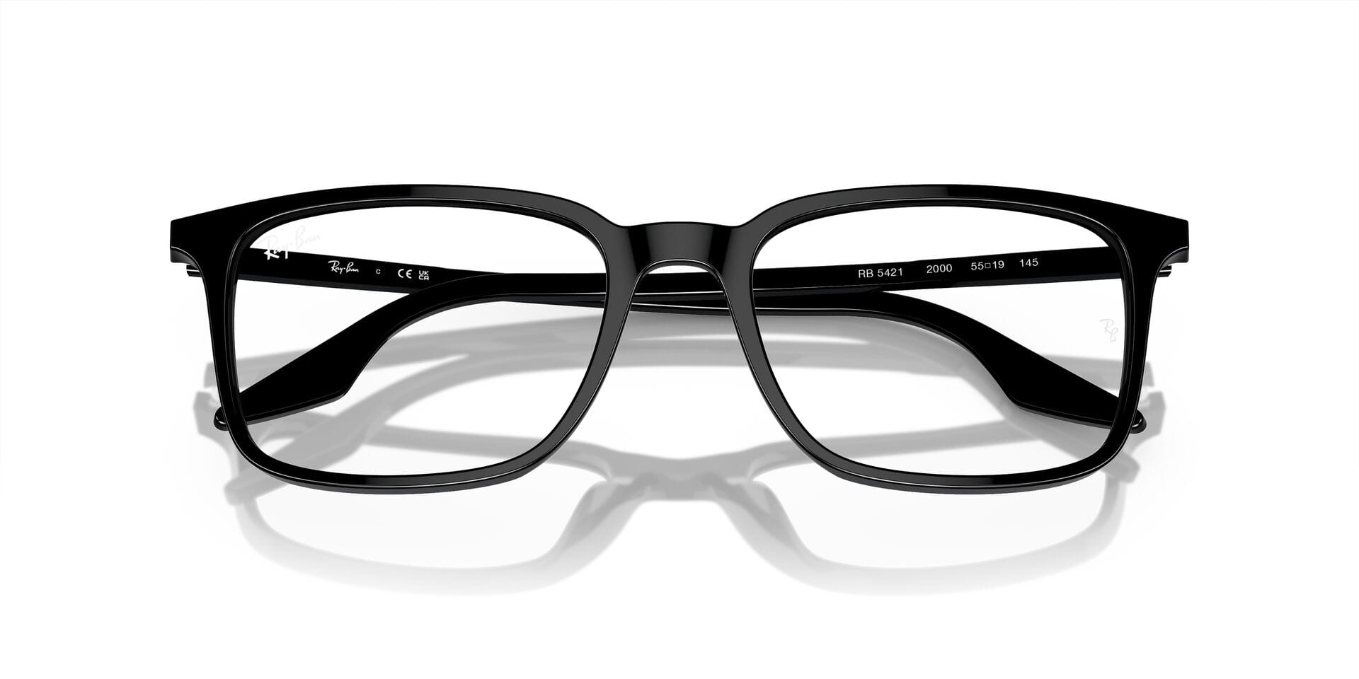 Rayban 0RX5421 Frame Black Unisex Full Shell Frame — Black frame — view 5
