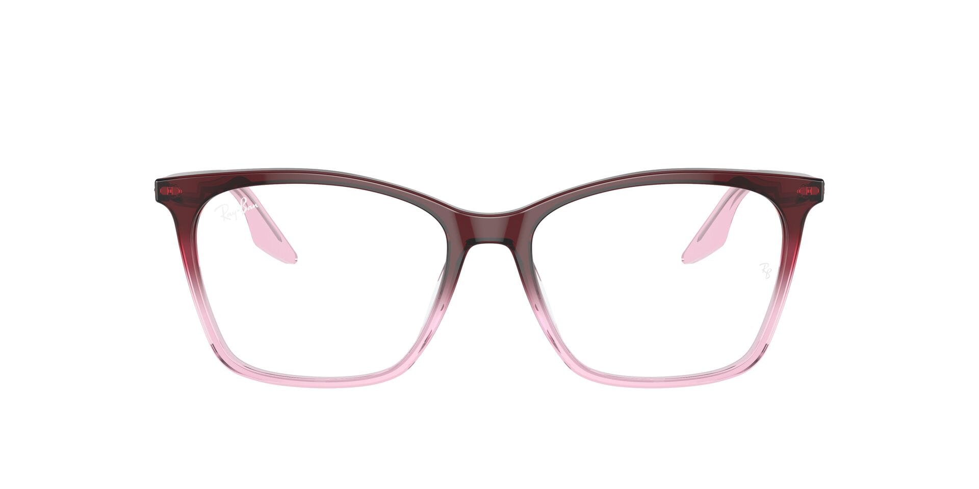 Rayban 0RX5422 Frame Red Female Full Shell Frame — Red frame — view 2