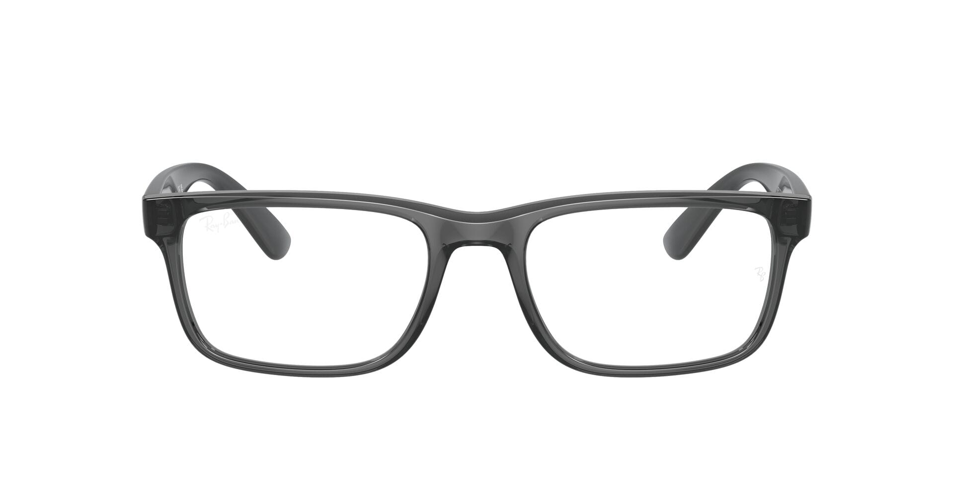 Rayban 0RX7232M Frame Transparent Grey Unisex Full Shell Frame — Transparent Grey frame — view 3