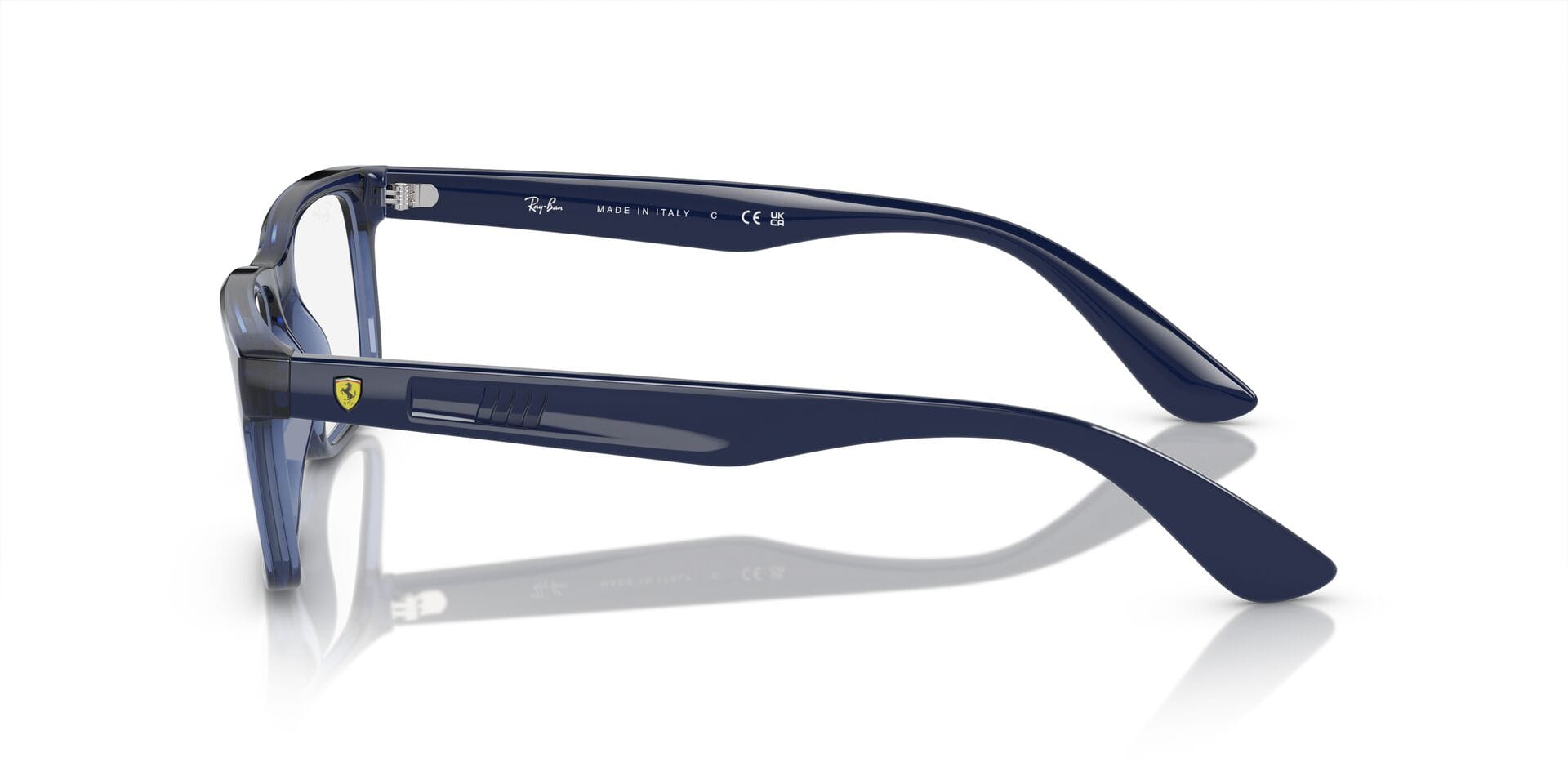 Rayban 0RX7232M Frame Transparent Unisex Full Shell Frame — Transparent frame — view 4
