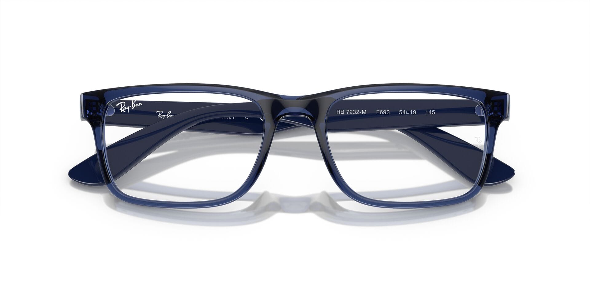 Rayban 0RX7232M Frame Transparent Unisex Full Shell Frame — Transparent frame — view 5