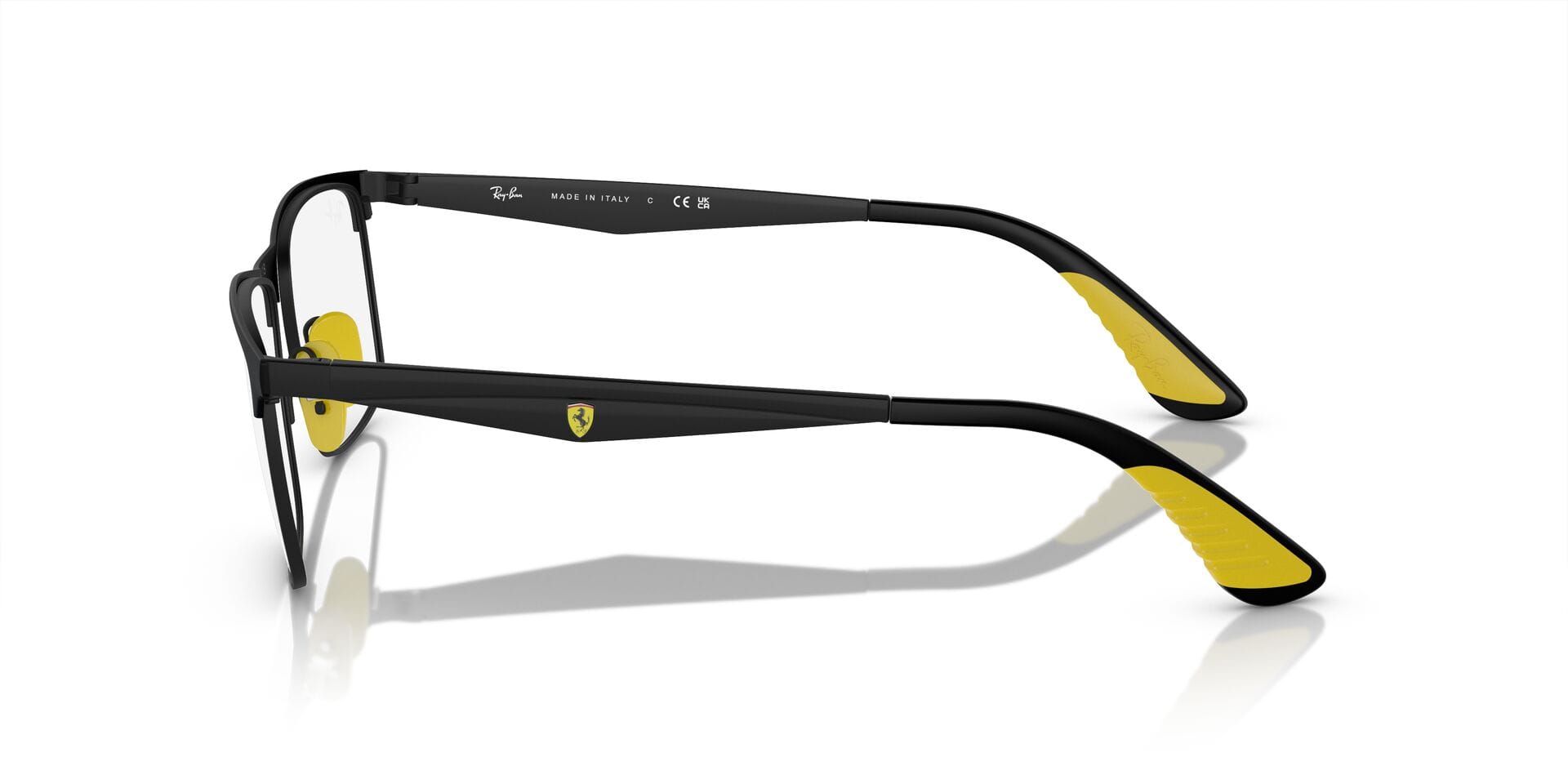 Rayban 0RX6516M Frame Matt Black Male Full Metal Frame — Matt Black frame — view 4