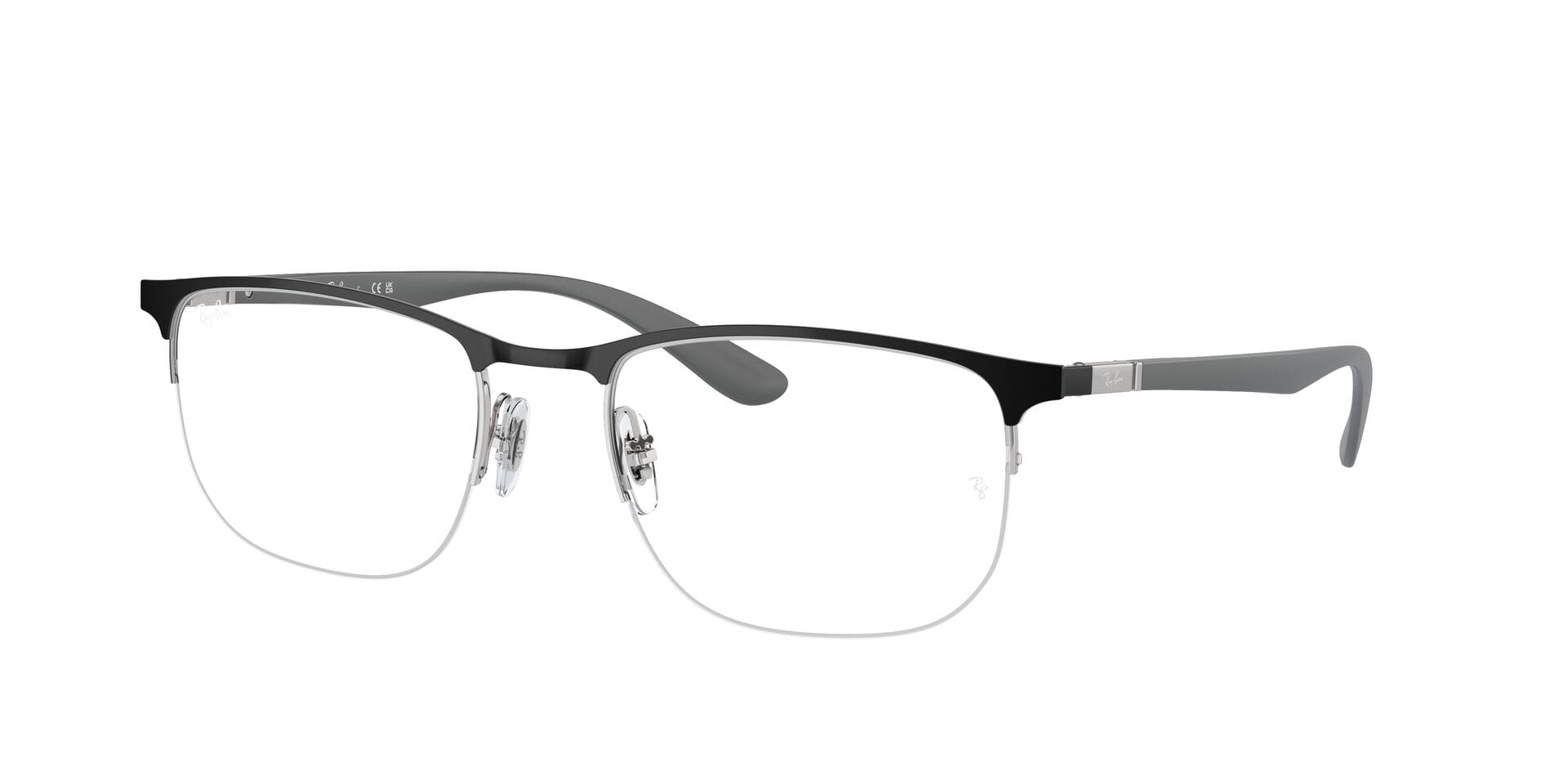 Rayban 0RX6513 Frame Silver Unisex Full Metal — Silver frame