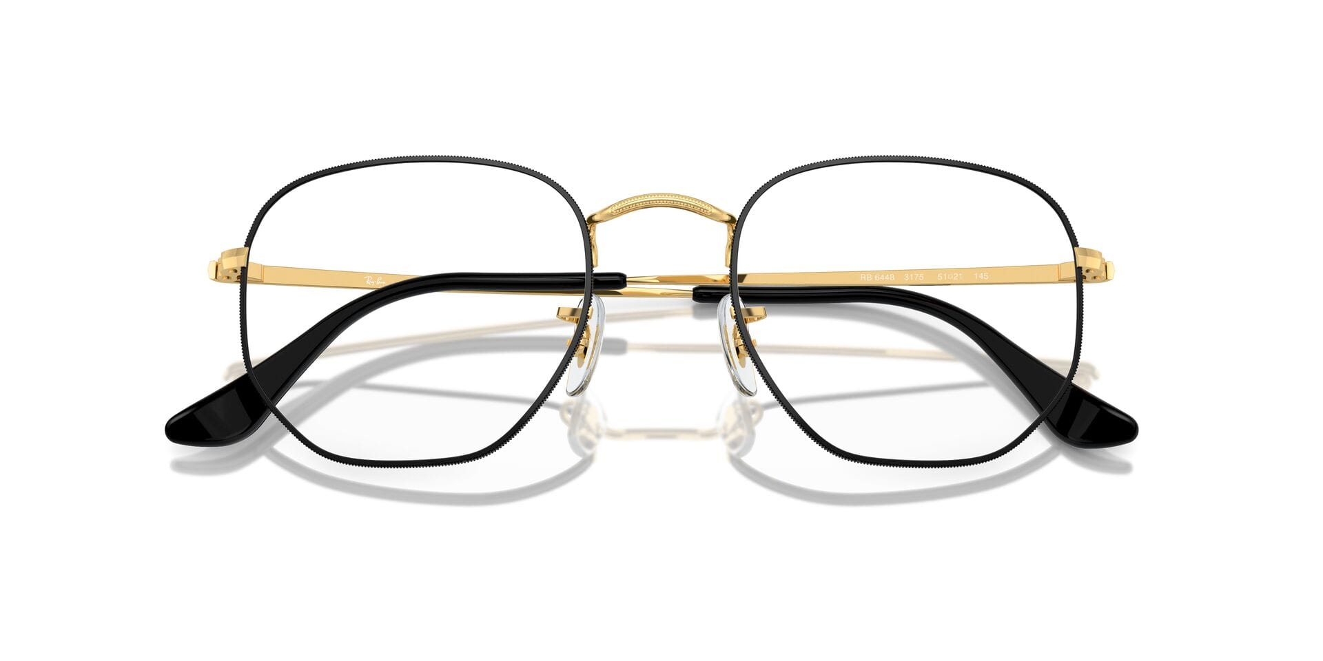 Rayban 0RX6448 Frame Black Unisex Full Metal Frame — Black frame — view 5