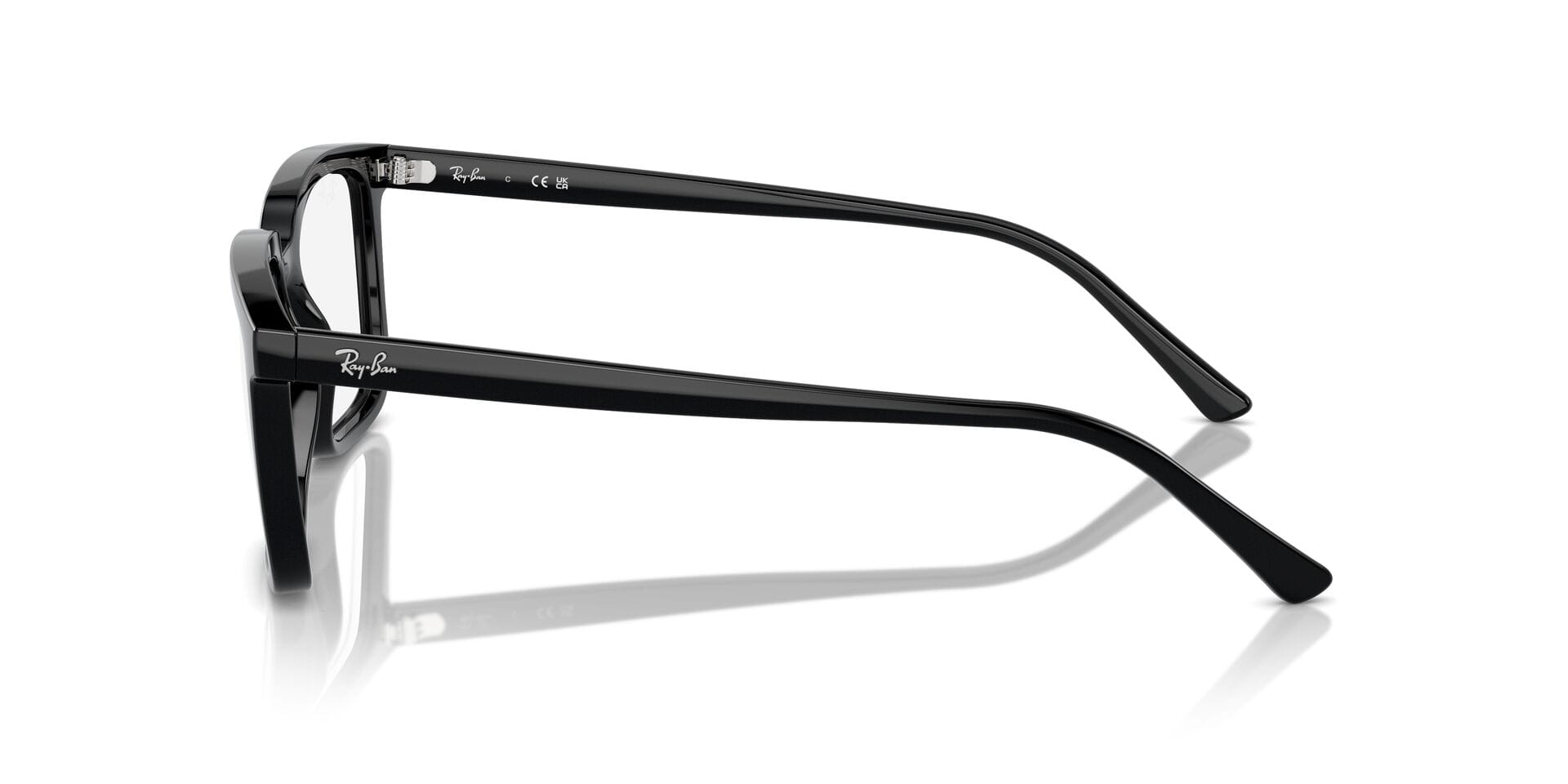 Rayban 0RB7239 Frame Black Unisex Full Shell Frame — Black frame — view 4