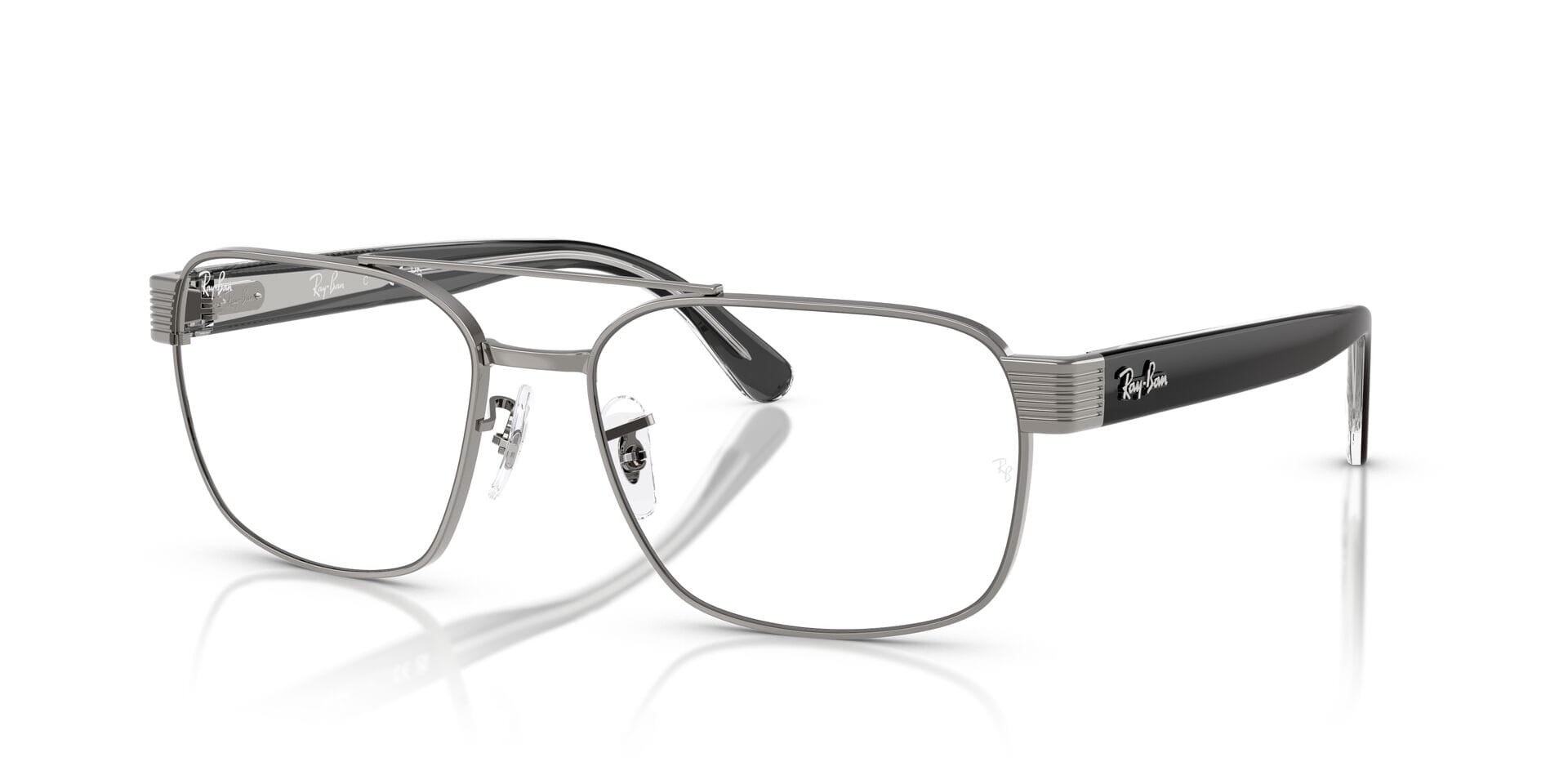 Rayban 0RX3751V Frame Gun Metal Unisex Full Shell — Gun Metal frame