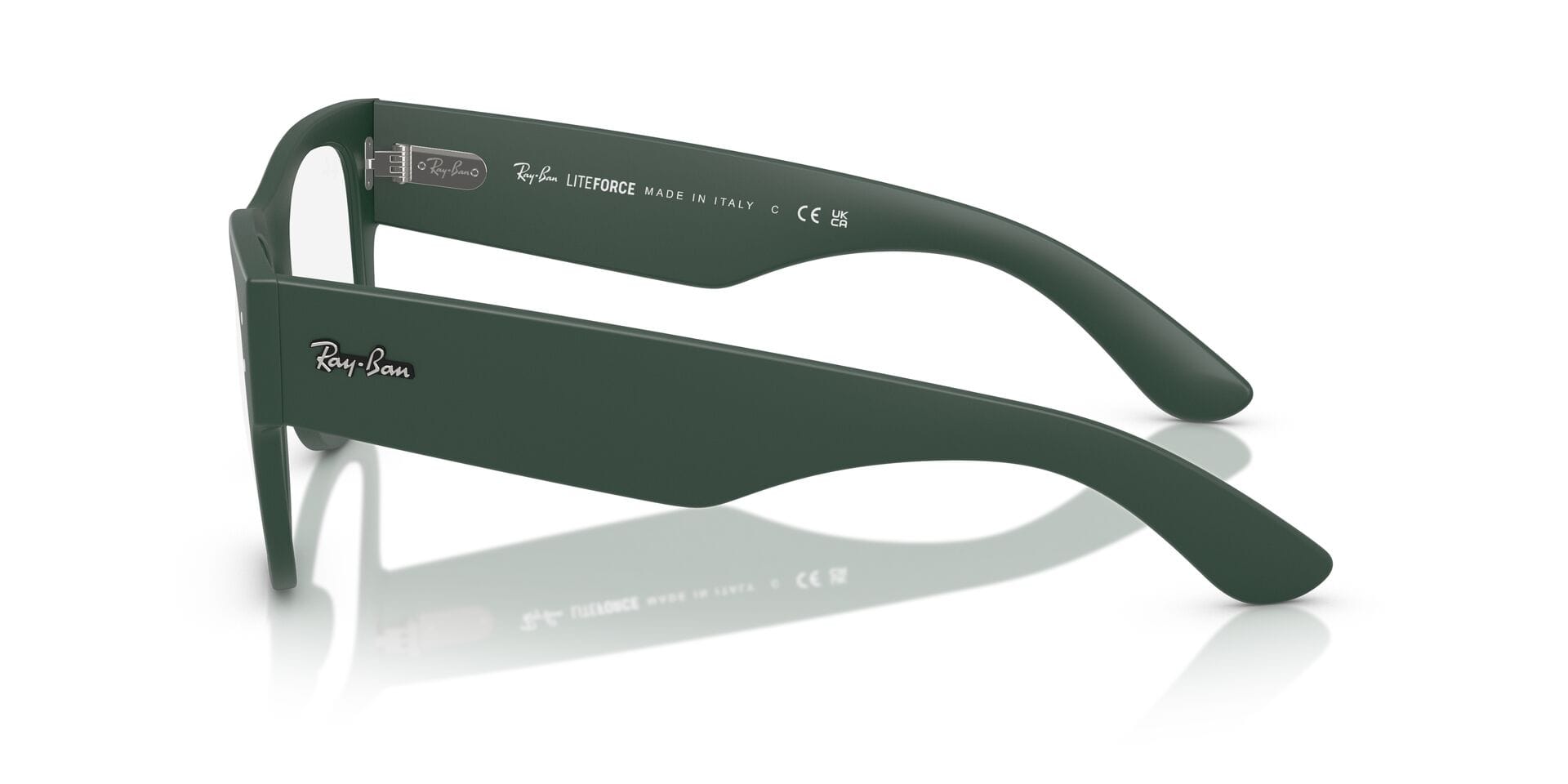 Rayban 0RX7840V Frame Green Unisex Full Shell Frame — Green frame — view 3