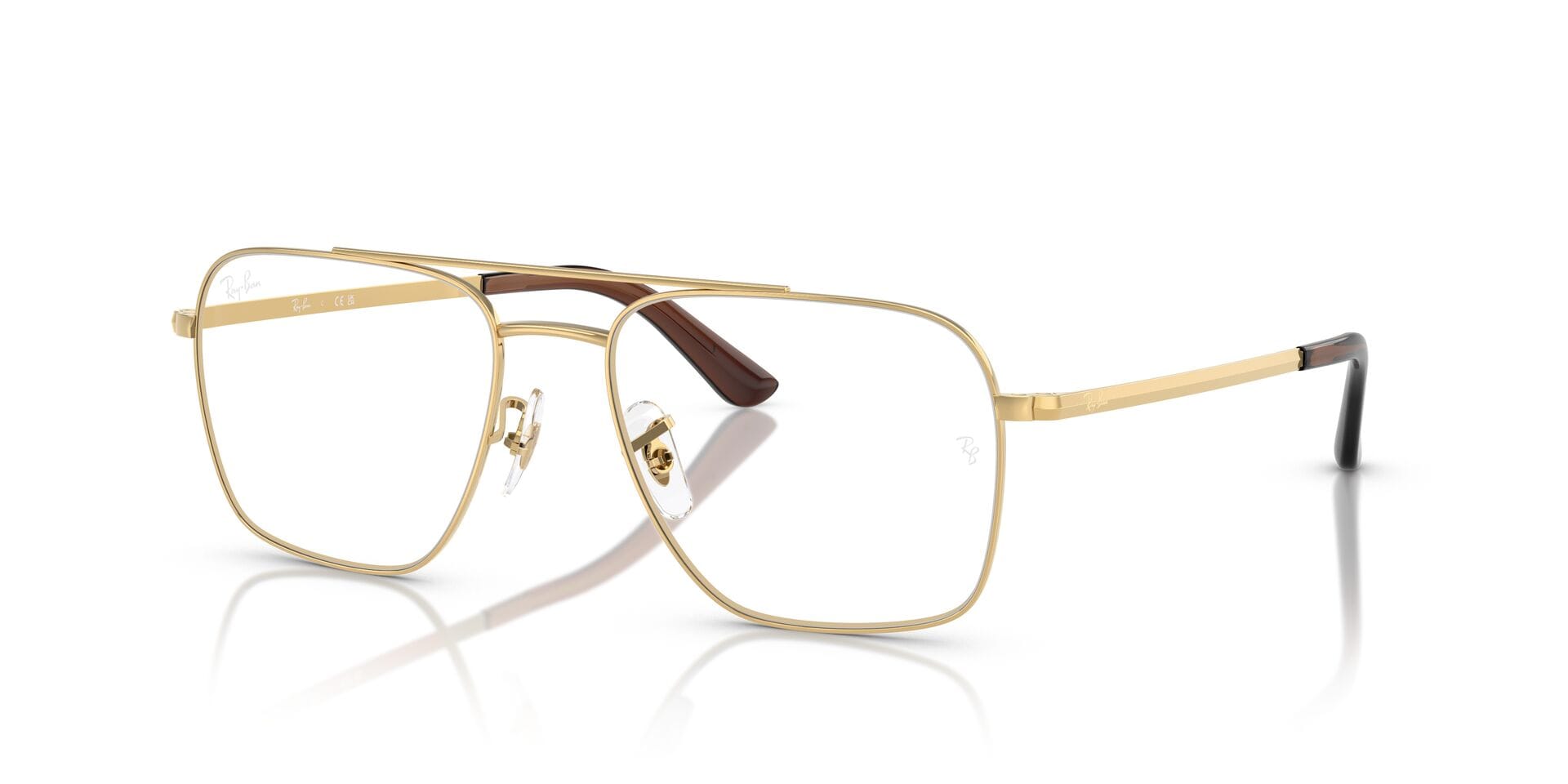 Rayban 0RX6531I Frame Gold Male Full Metal — Gold frame