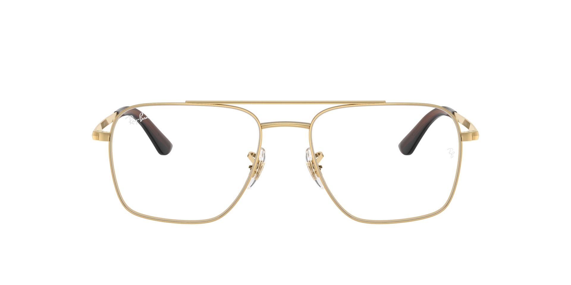 Rayban 0RX6531I Frame Gold Male Full Metal Frame — Gold frame — view 2