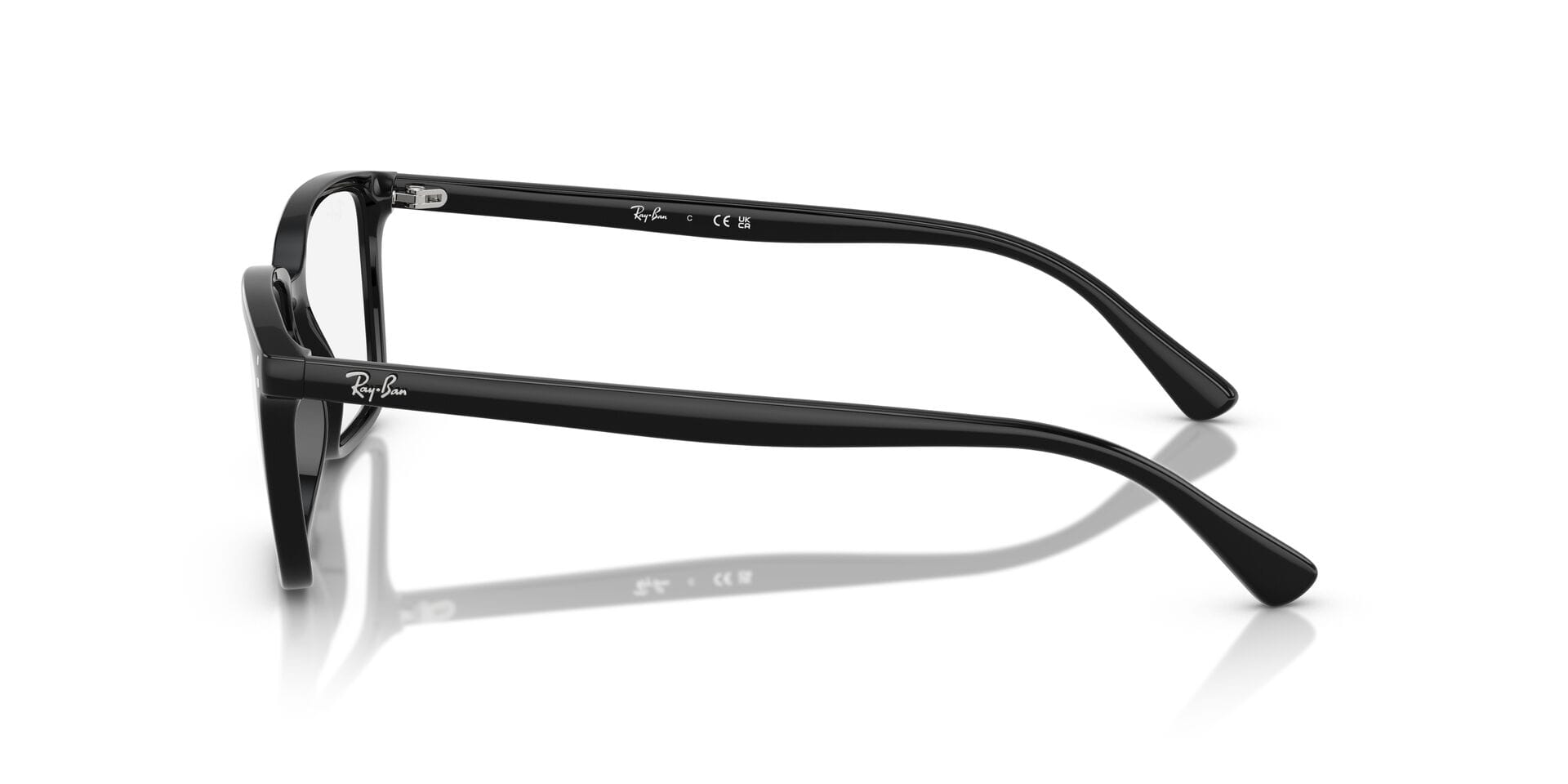 Rayban 0RX7249I Frame Black Male Full Shell Frame — Black frame — view 3