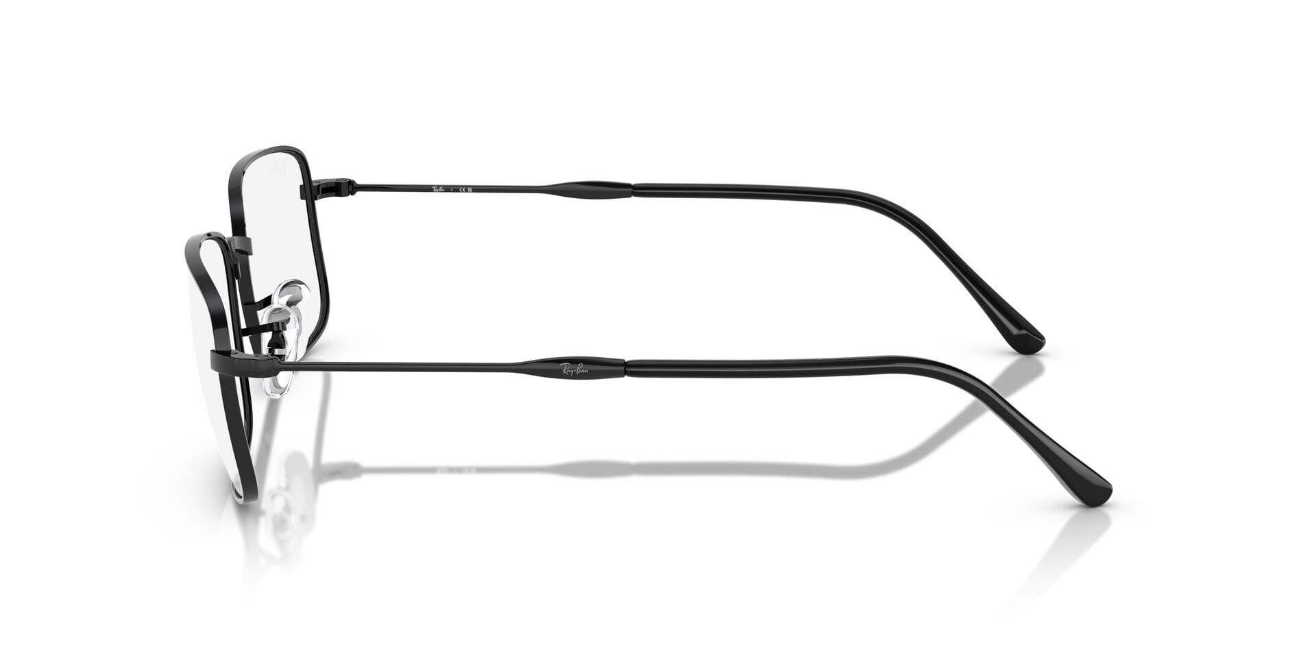 Rayban 0RX3746V Frame Black Male Full Metal Frame — Black frame — view 3
