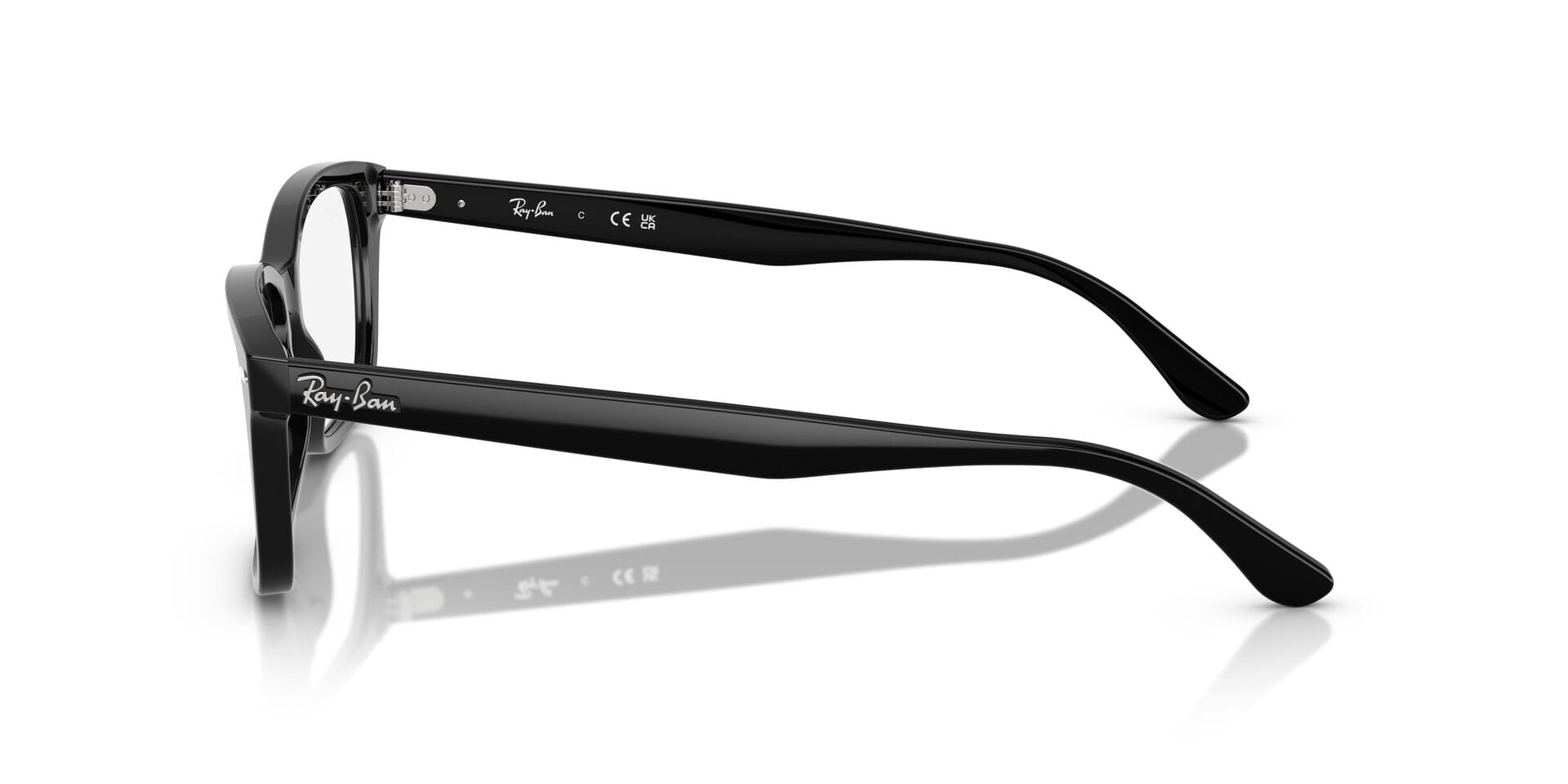 Rayban 0RX5428 Frame Black Unisex Full Shell Frame — Black frame — view 3