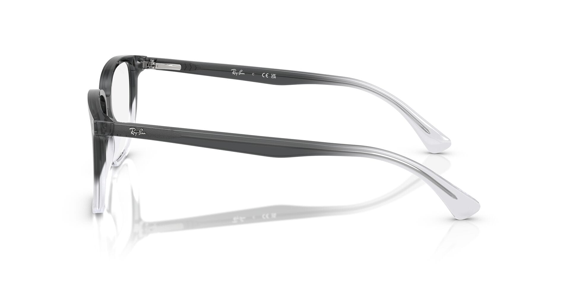 Rayban 0RX5438I Frame Grey Unisex Full Shell Frame — Grey frame — view 3