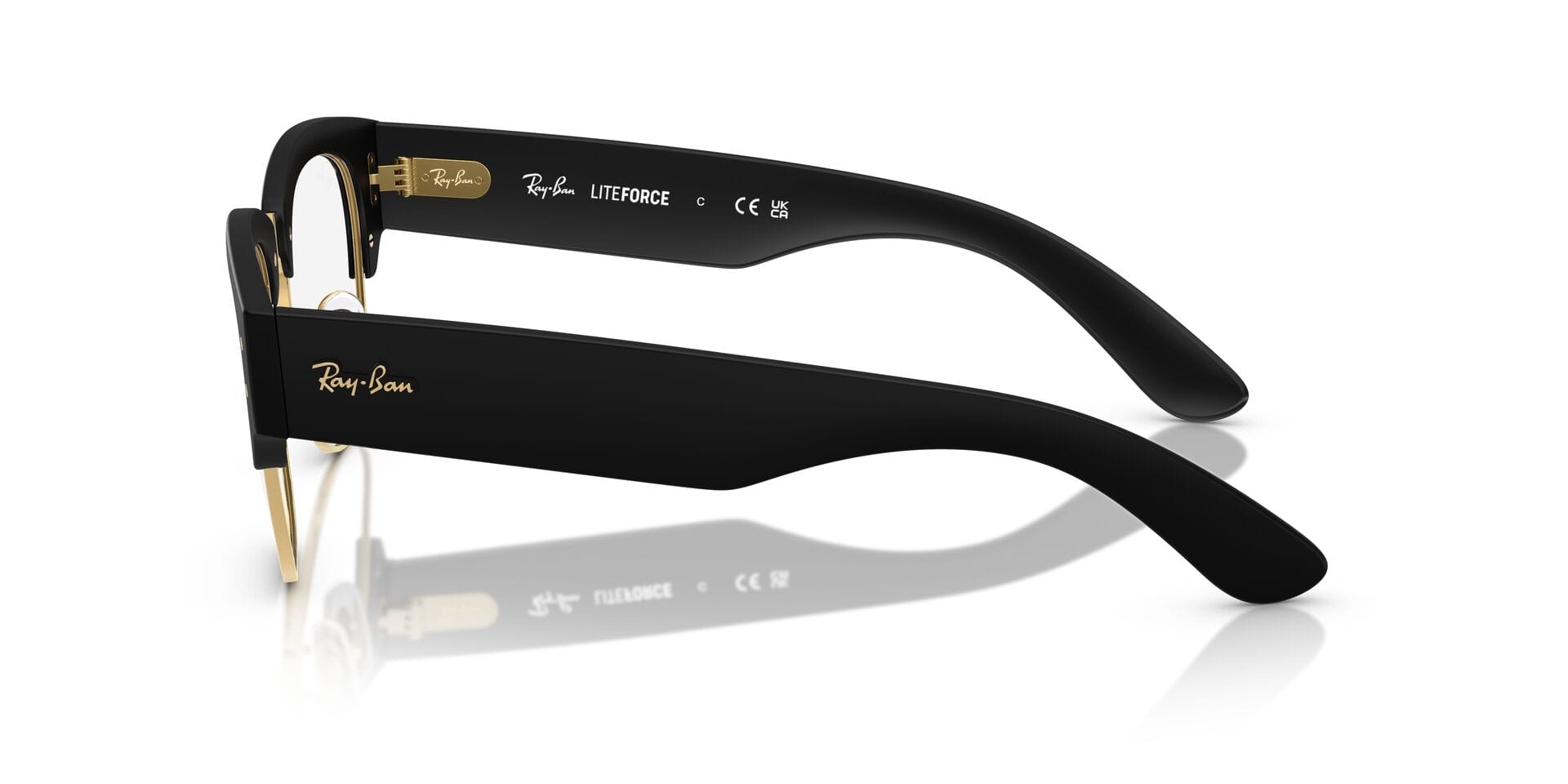 Rayban 0RX7316V Frame Black Unisex Full Shell Frame — Black frame — view 3