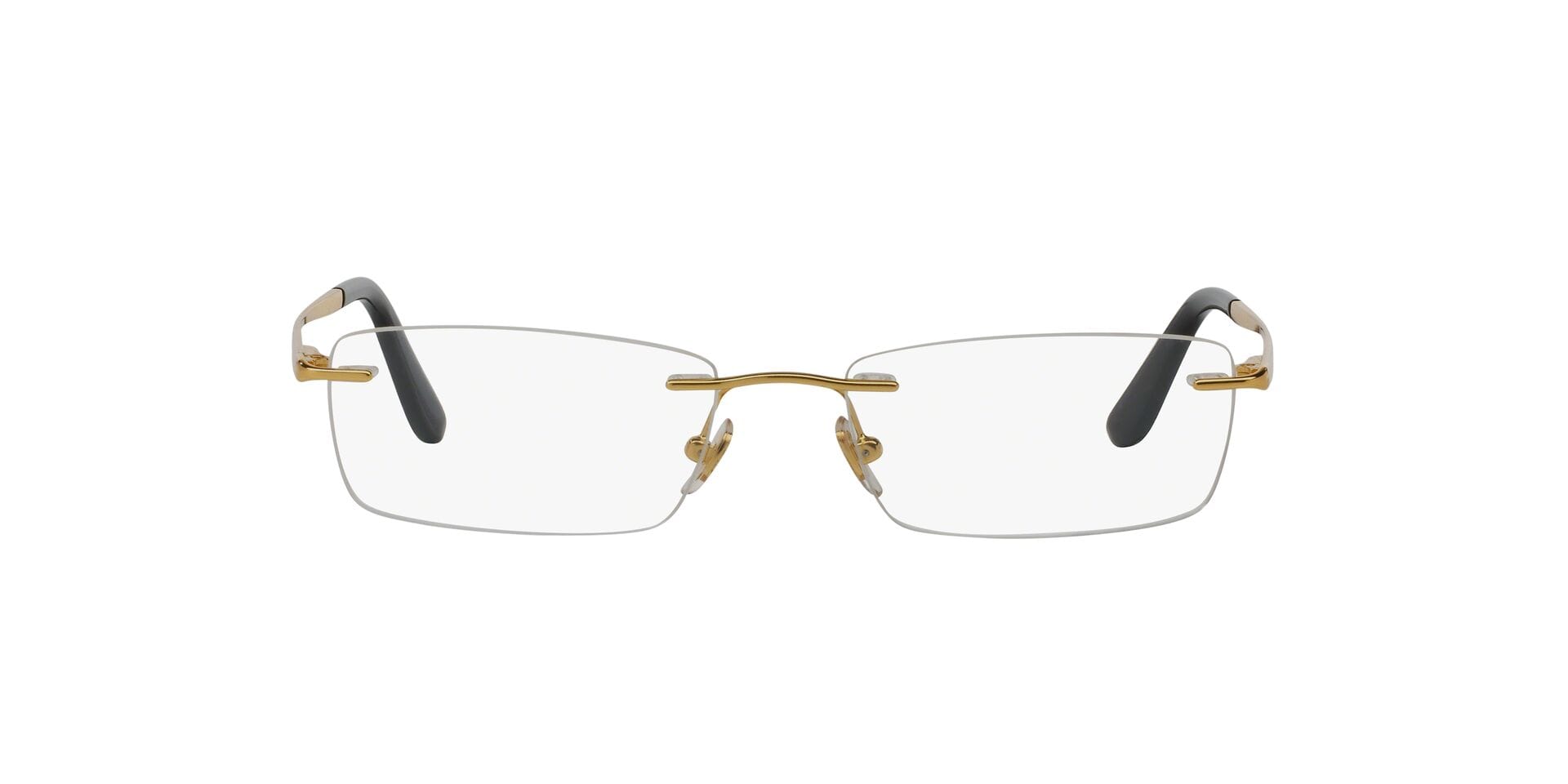 Rayban 0RX6303I Frame Gold Unisex RimLess Metal Frame — Gold frame — view 2